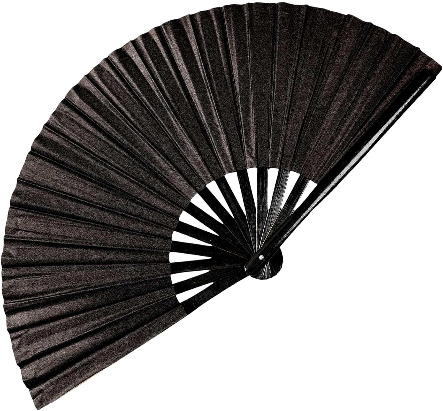 Large Clack Hand Rave Fan Holographic Folding Popping Line Dance Fan Foldable Handheld Clacking Fans for Line Dancing Craft Laser Rave Accessories for Festival Rainbow Outfits Party Club(Light Blue)