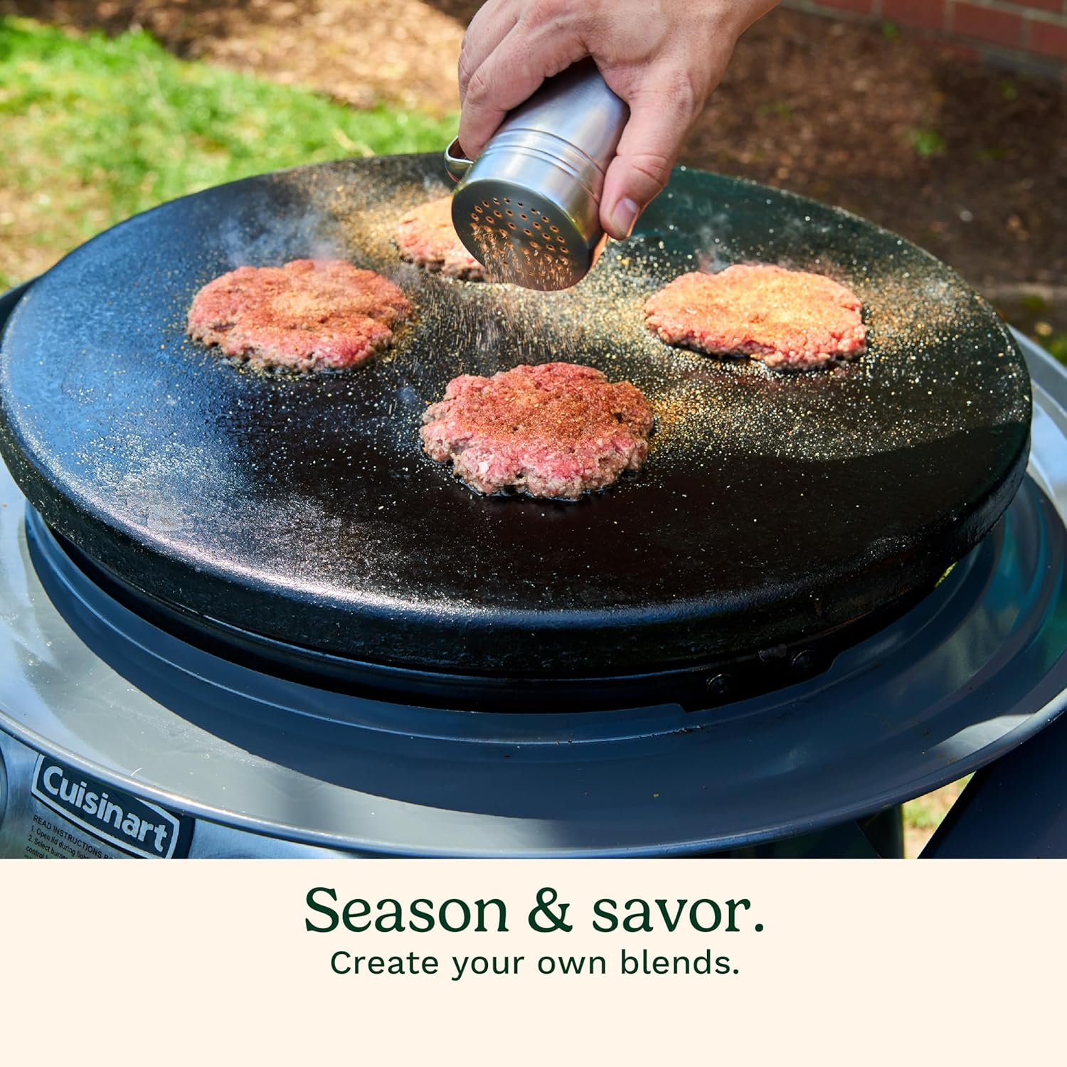 Cuisinart CSBK-400, Smashed Burger Kit, Cast Iron image number 3