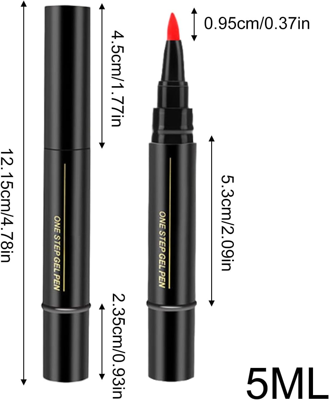 Nail Polish Pens, Nail Varnish Pens for Real Nails, DIY Naill Varnish Pen, Quick Dry Naill Polishs Pen, for Girls and Ladies, Easy Apply No Base Coating Required - 02 image number 6