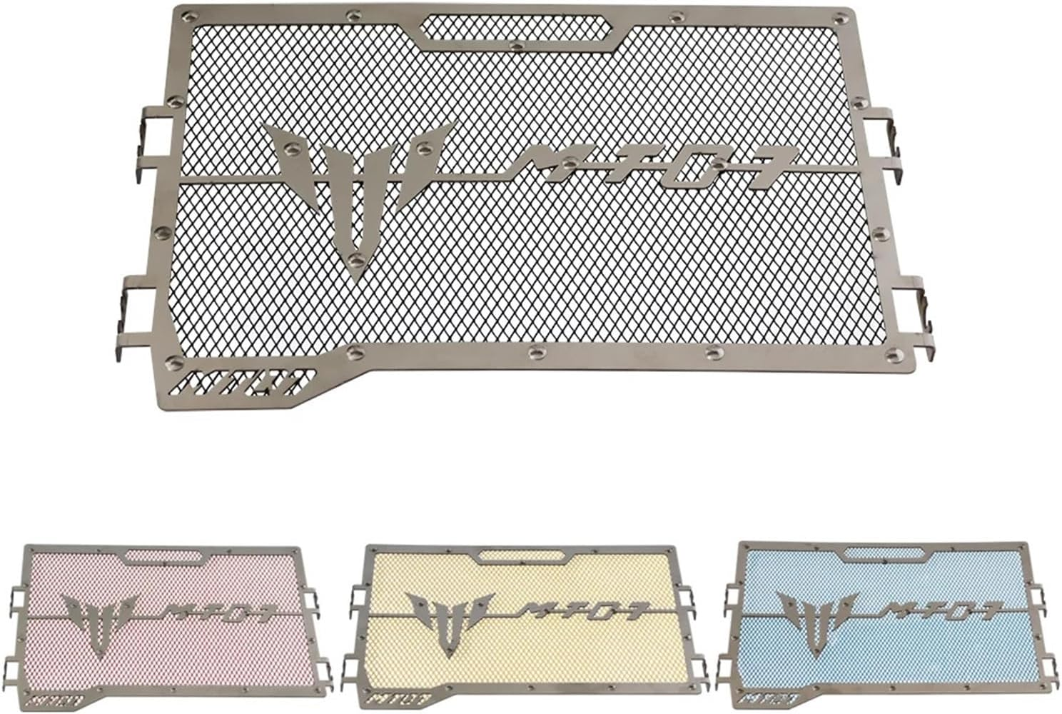 Motorcycle Radiator Protection Grille Guard Grill Cover Mesh Compatible with Yamaha MT07 MT 07 2014-2021 2020 2019 2018 2017 2016 2015 image number 1