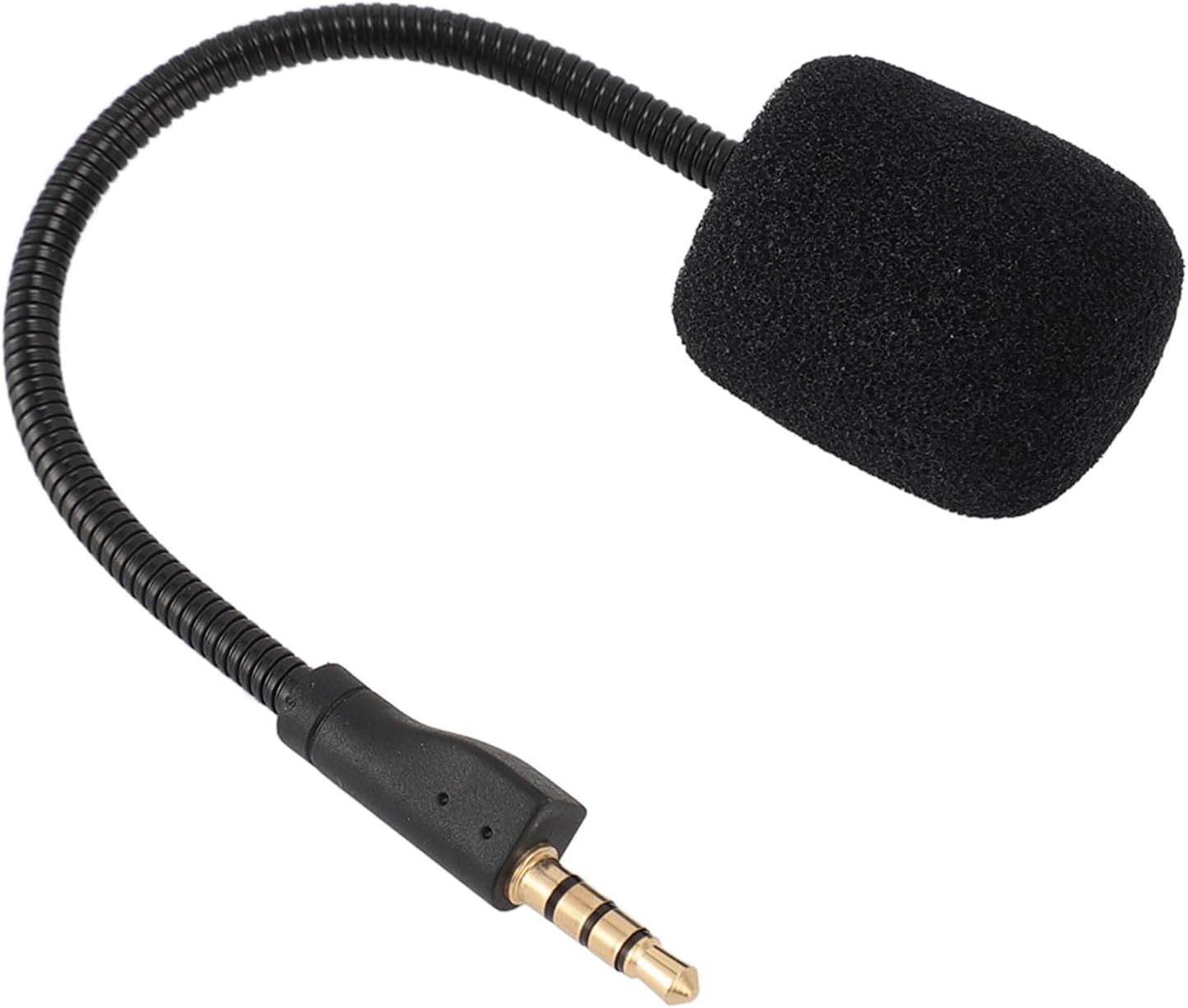 Replacement Game Mic for Arctis 1 Headphone, Noise Reduction Detachable 3.5Mm Microphone Boom with Foam for Arctis 1 Computer PC Gaming Headsets image number 2