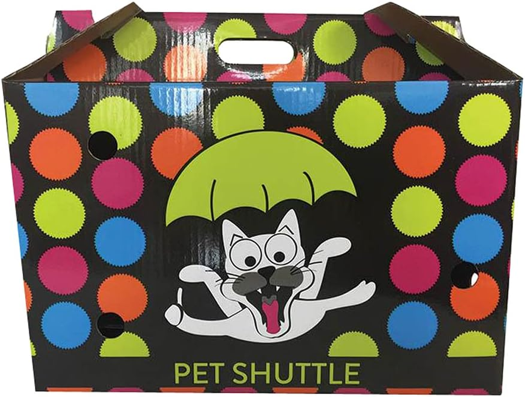 SCREAM Cardboard Pet Shuttle 44X25X28Cm, Multicolour, 44X25X28Cm image number 4