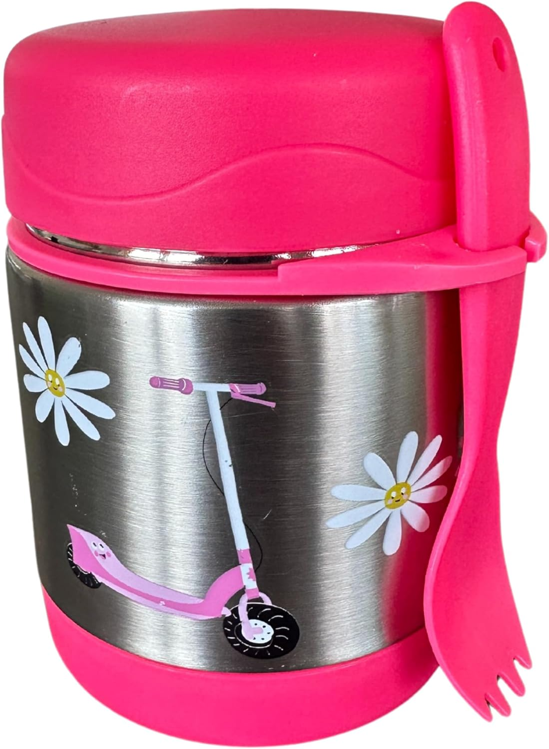 My Family Kids' Skate Design Insulated Food Jar - Hot & Cold Lunch Solution, 10Hr Heat, 7Hr Cool, Bpa-Free Stainless Steel image number 4