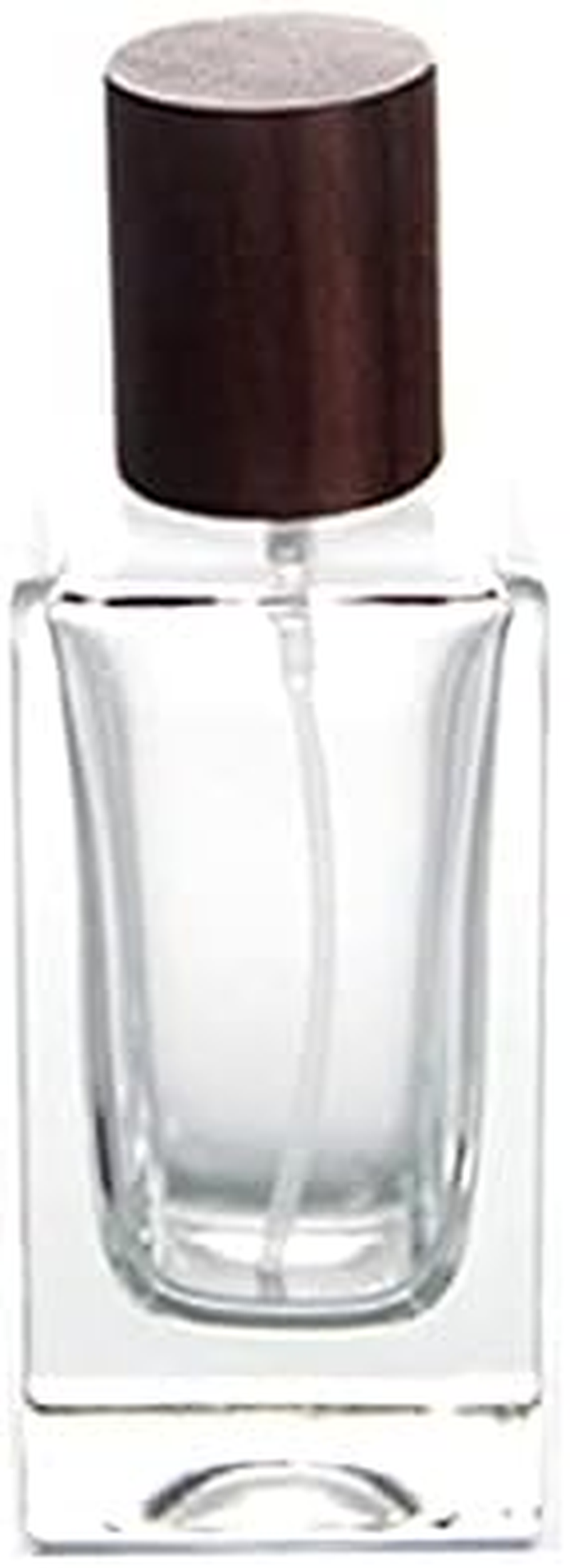 Empty Glass Perfume Spray Bottle Atomiser Wooden Cap (50Ml) image number 1