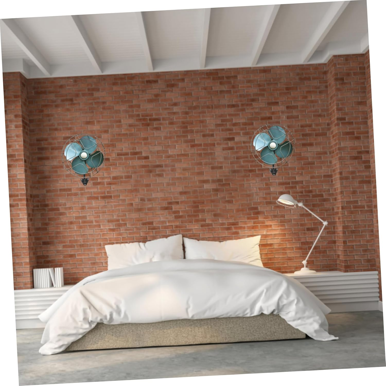 GAROZATION Electric Fan Wall Bracket Fan Mounting Bracket for Wall Fan Universal Mount Iron Construction Simple Assembly image number 6