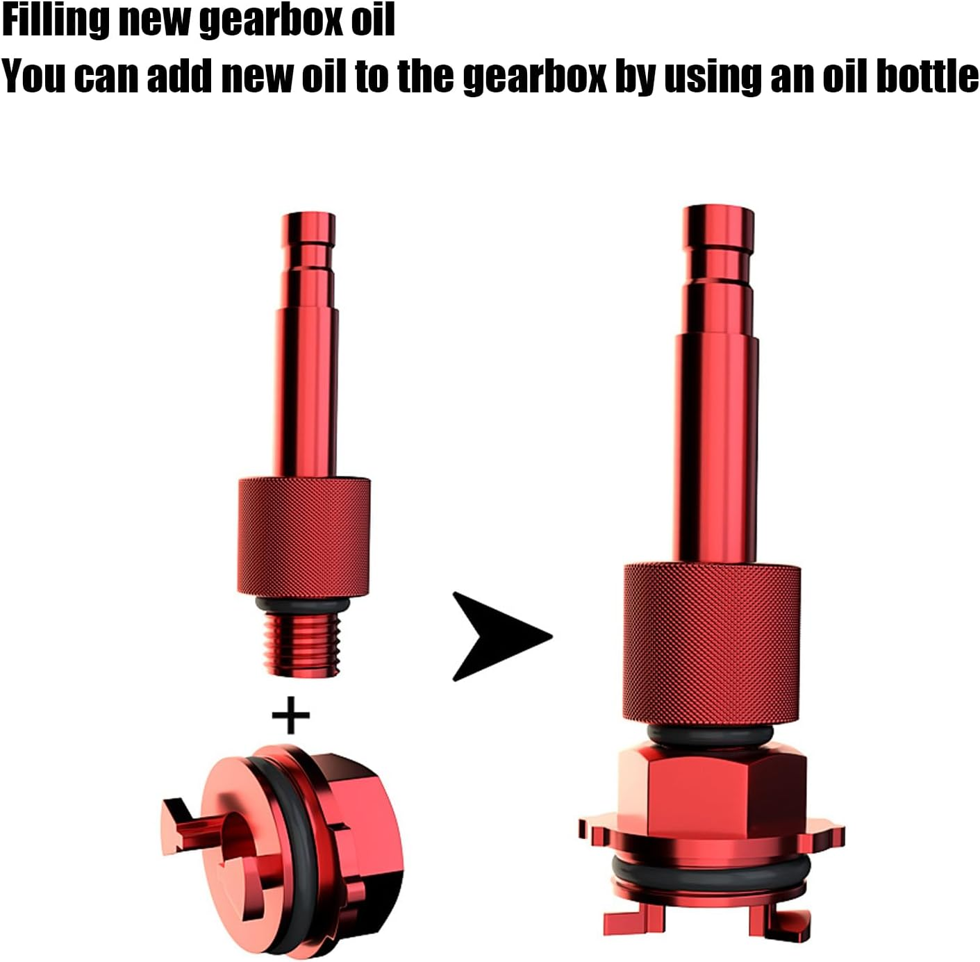 Walopola Transmission Oil Change Tool,Metal Car Oil Change Tool | Portable Automotive Transmission Fluid Refilling Equipment with Case image number 6