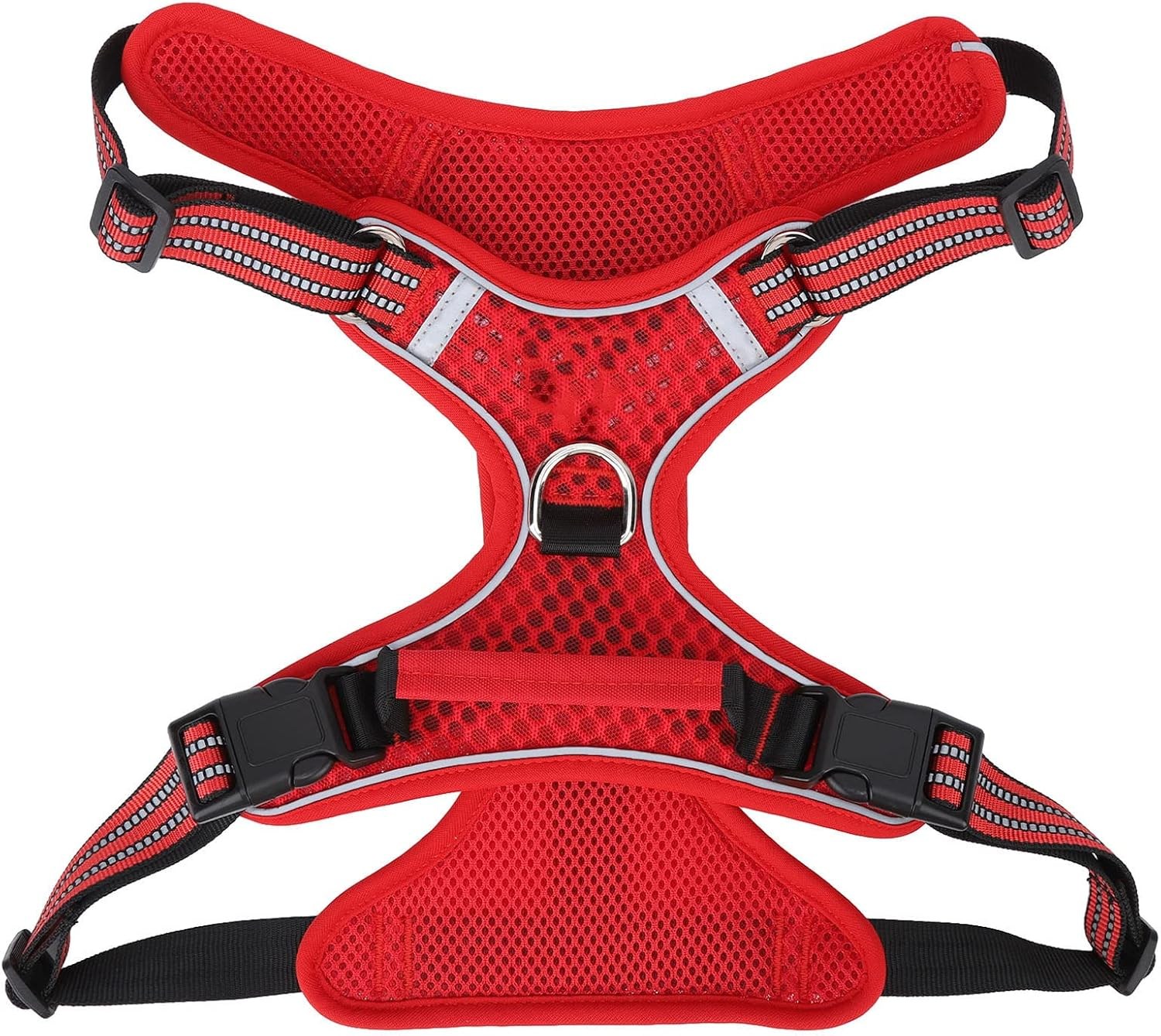 Dog Harness, Adjustable Breathable Reflective Dog Vest with Alloy Traction Buckle, No Pull Pet Chest Harness for Small Medium Large Dogs Outdoor Walking Training (S) image number 2