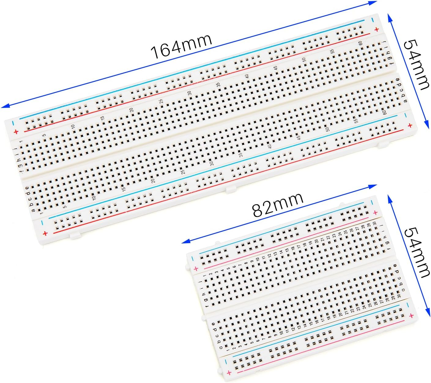 ELEGOO Breadboard Kit for Electronics Projects, 2 X 830 Pin and 2 X 400 Pin Circuit Boards for Arduino Projects image number 2
