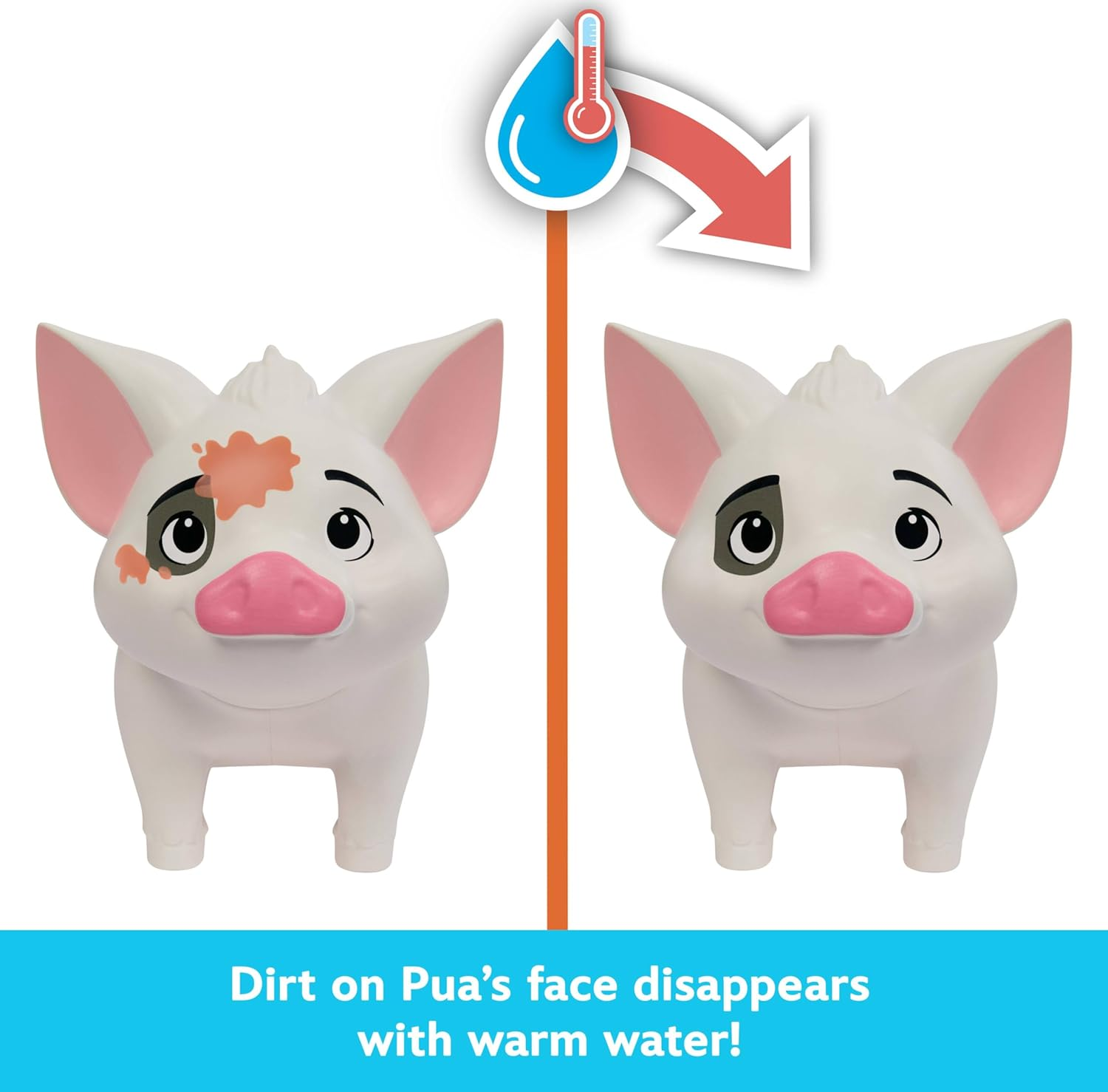 Mattel Disney Moana 2 Simea & Pua Bathtime Fun Playset with Fashion Doll, Animal Friend, Tub & 10+ Accessories, Toys Inspired by the Movie image number 4