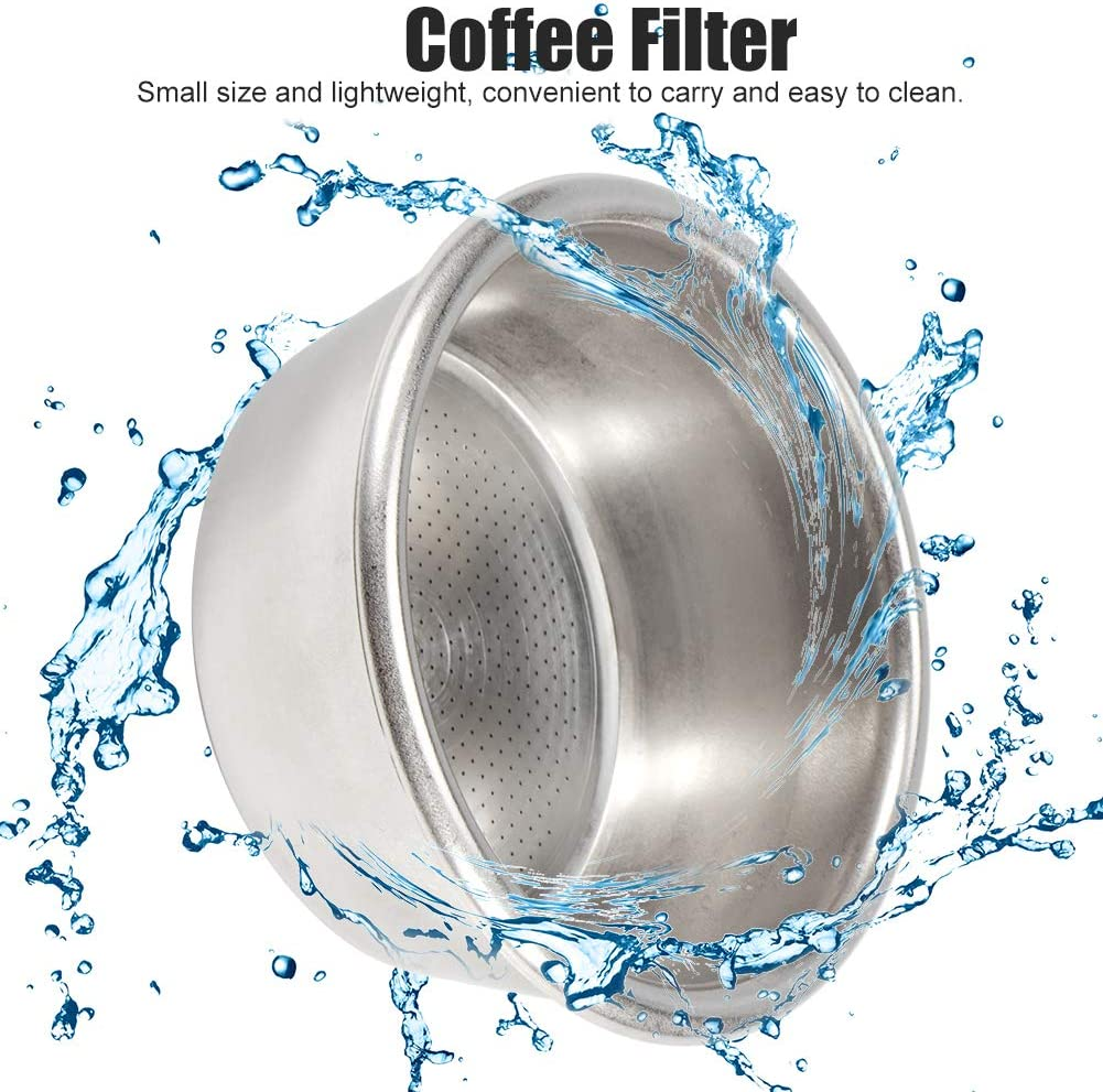 54Mm Stainless Steel Coffee Filter,Filter Basket Espresso,Non‑Pressurized Filter Basket Fit for Breville 870 Coffee Machine image number 3