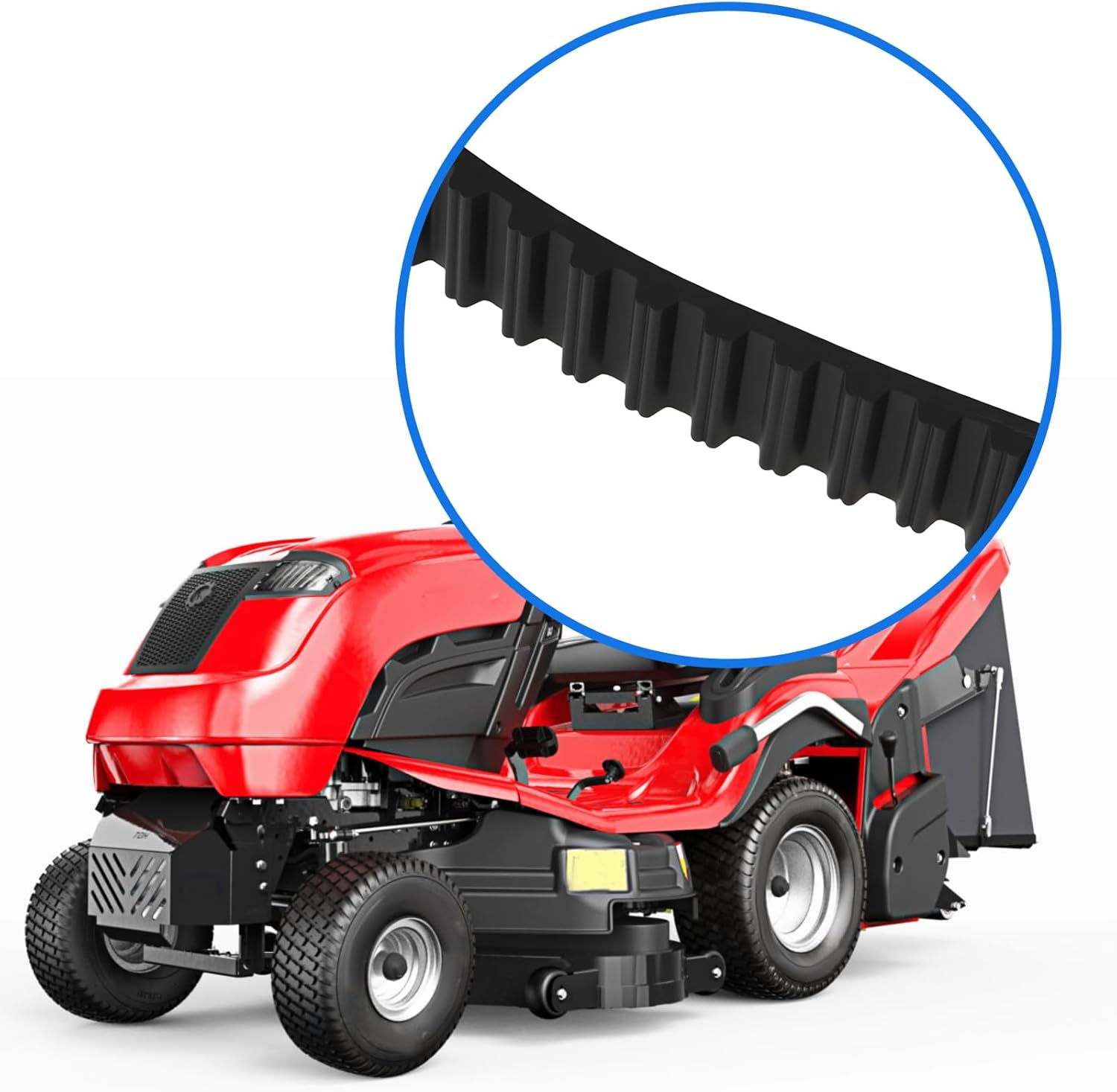 Emagtech 1352RPP8 Timing Belt 22807700 Compatible with Countax Compatible with Westwood 38-Inch Reversible Tractor Mowing Deck image number 3