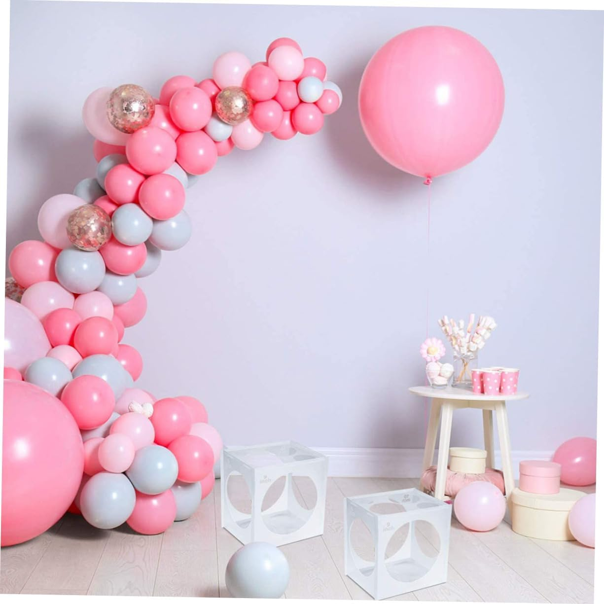 CIYODO 1Pc Balloon Measuring Box Measuring Case for Balloon Decoration Party Supplies Weddings and Birthdays Accurate Balloon Measurement Tool for Arrangements image number 3