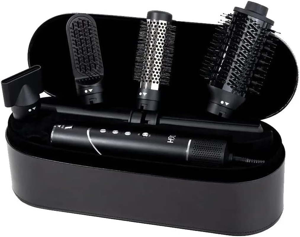 H2D Ultra Styler 6-In-1 Hair Multi-Styler - Black and Silver