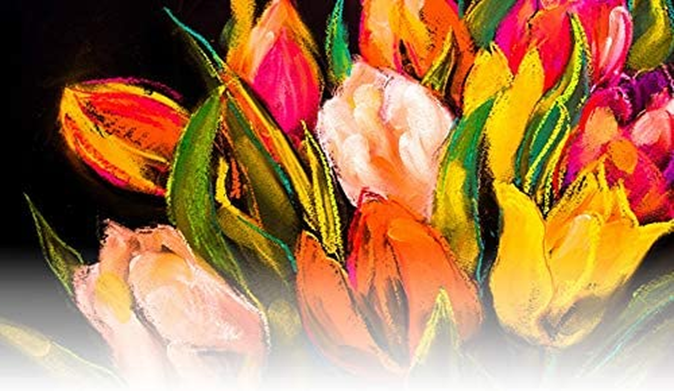 MUNGYO Professional Pastel Paper Pad A4 Size for Oil Pastel, Dry Pastel 30 Sheets (Dark Assorted) image number 1