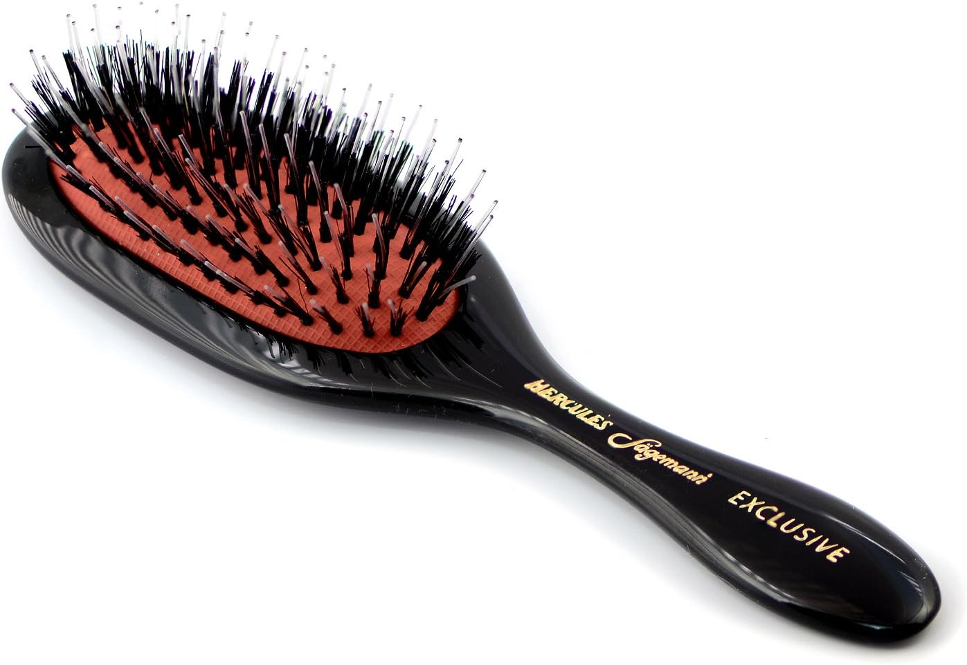 Hercules Sagemann Mini Oval Hairbrush Exclusive Pure Boar Nylon Junior image number 3