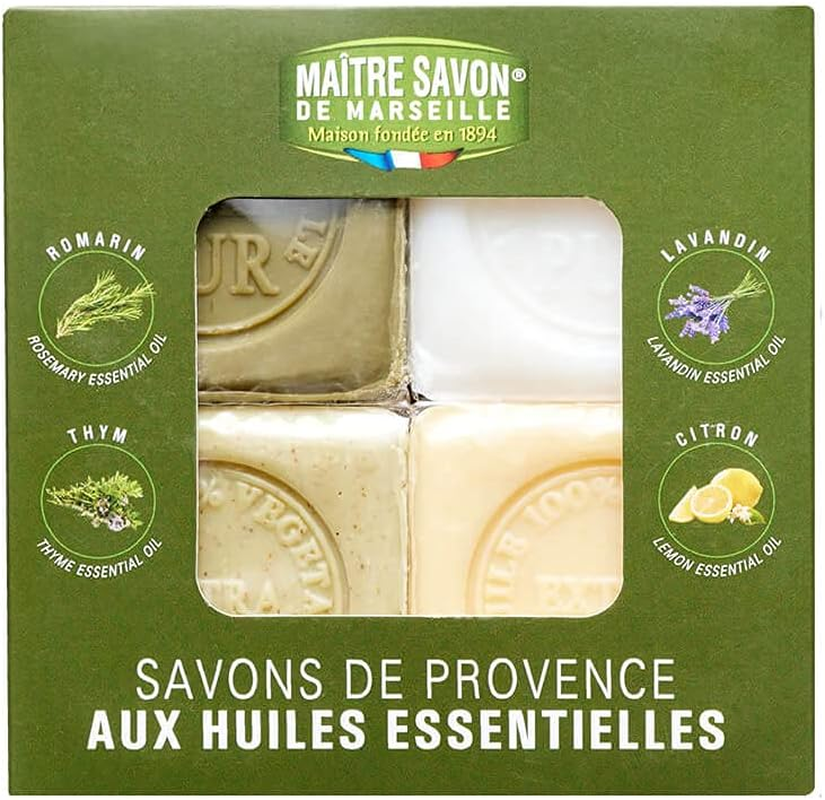 Maitre Savon De Marseille 4 X 125 G Soaps in a Set (4 Fragrances), 500 G image number 3