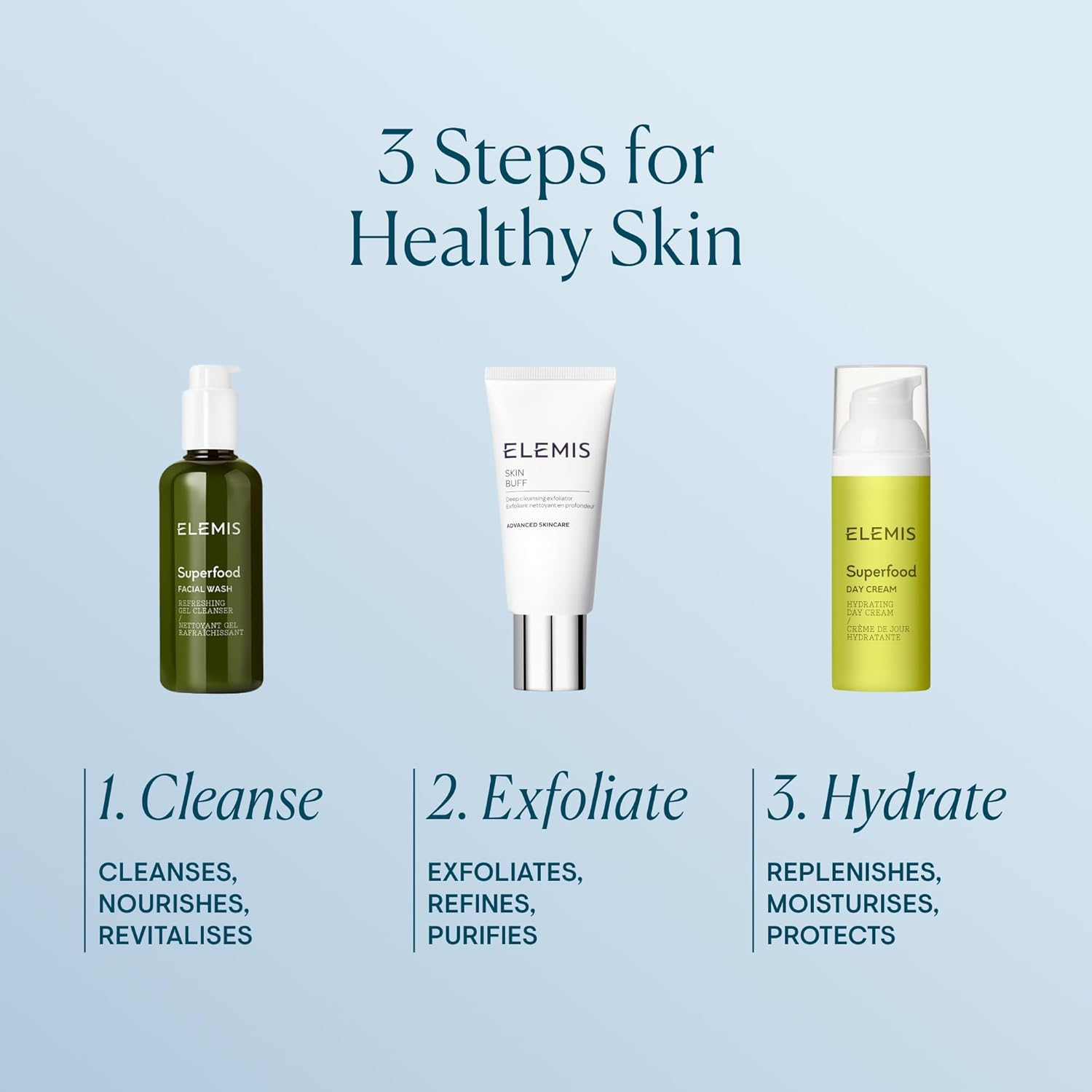 Elemis Skin Buff Deep Cleansing Exfoliator for Women, 50Ml image number 1