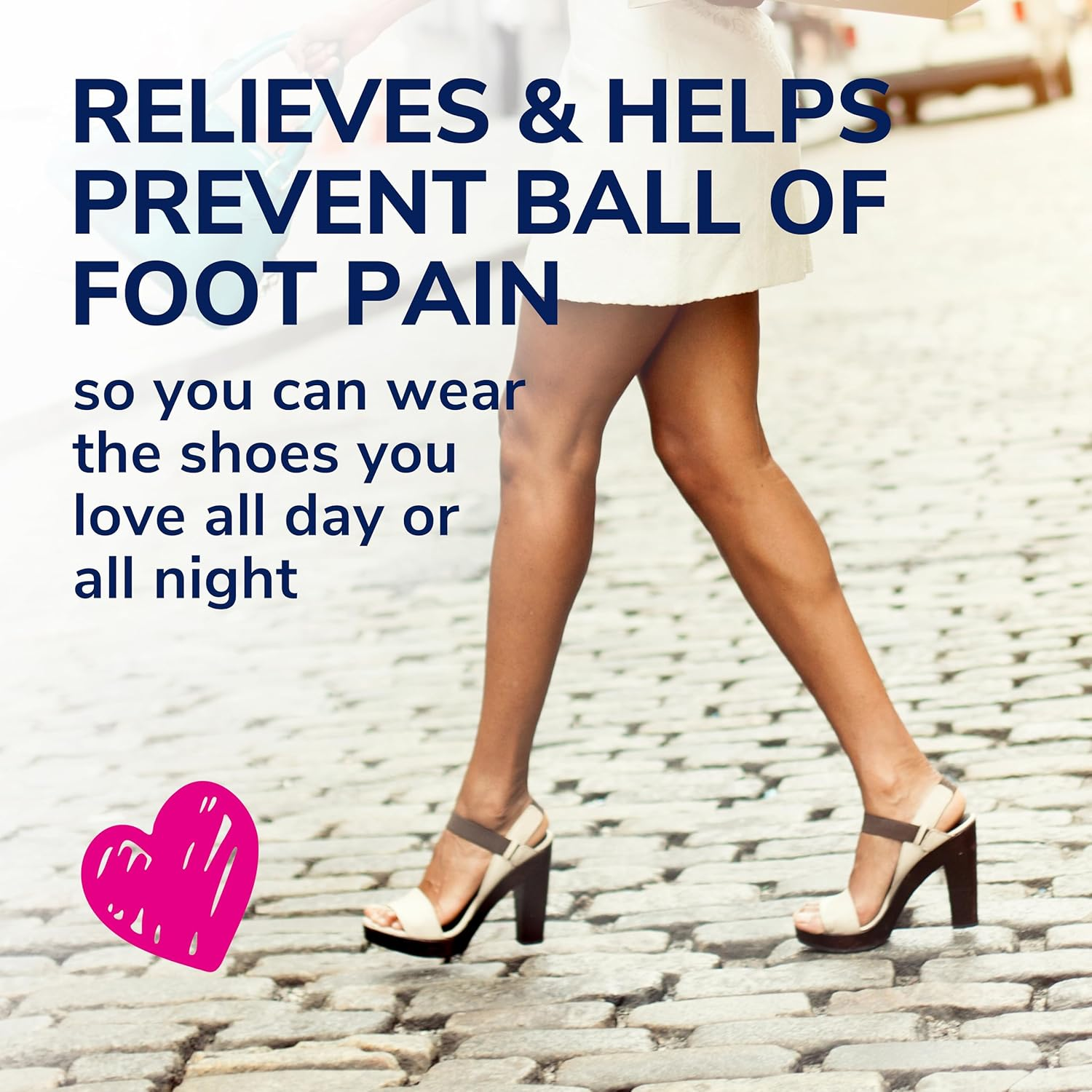 Dr. Scholl'S BALL of FOOT Cushions for High Heels (One Size) // Relieve and Prevent Ball of Foot Pain with Discreet Cushions That Absorb Shock and Make High Heels More Comfortable image number 1
