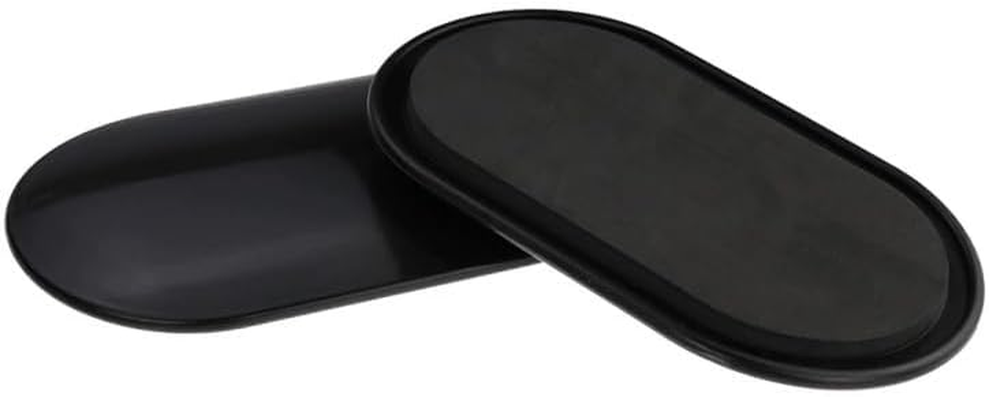 2Er Elliptisch Doppelseitige Gliding Discs, Fitness Disc Slides F&uuml;r Fitnessstudio, Zuhause, Yoga, Pilates, F&uuml;r Teppich, Fliesen, Laminat, Holzboden