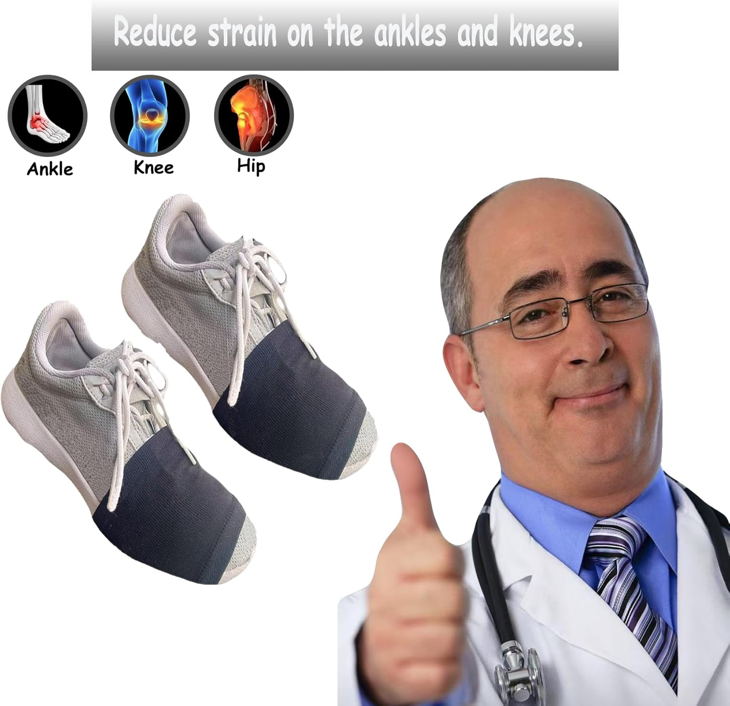 2 Pairs Unisex over Sneaker Dance Socks, Shoe Covers for Women Ballet Dancers,Dance Socks over Shoes for Dancing on Smooth Floors Black image number 2