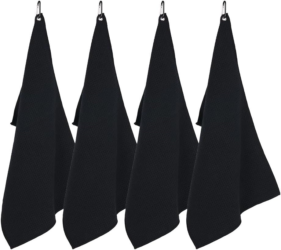 Watchget Barista Microfiber Cloths - 4 Pack (12"X12") Professional Cleaning Towels for Espresso Machines, Steam Wands & Countertops Essential Coffee Bar Accessories