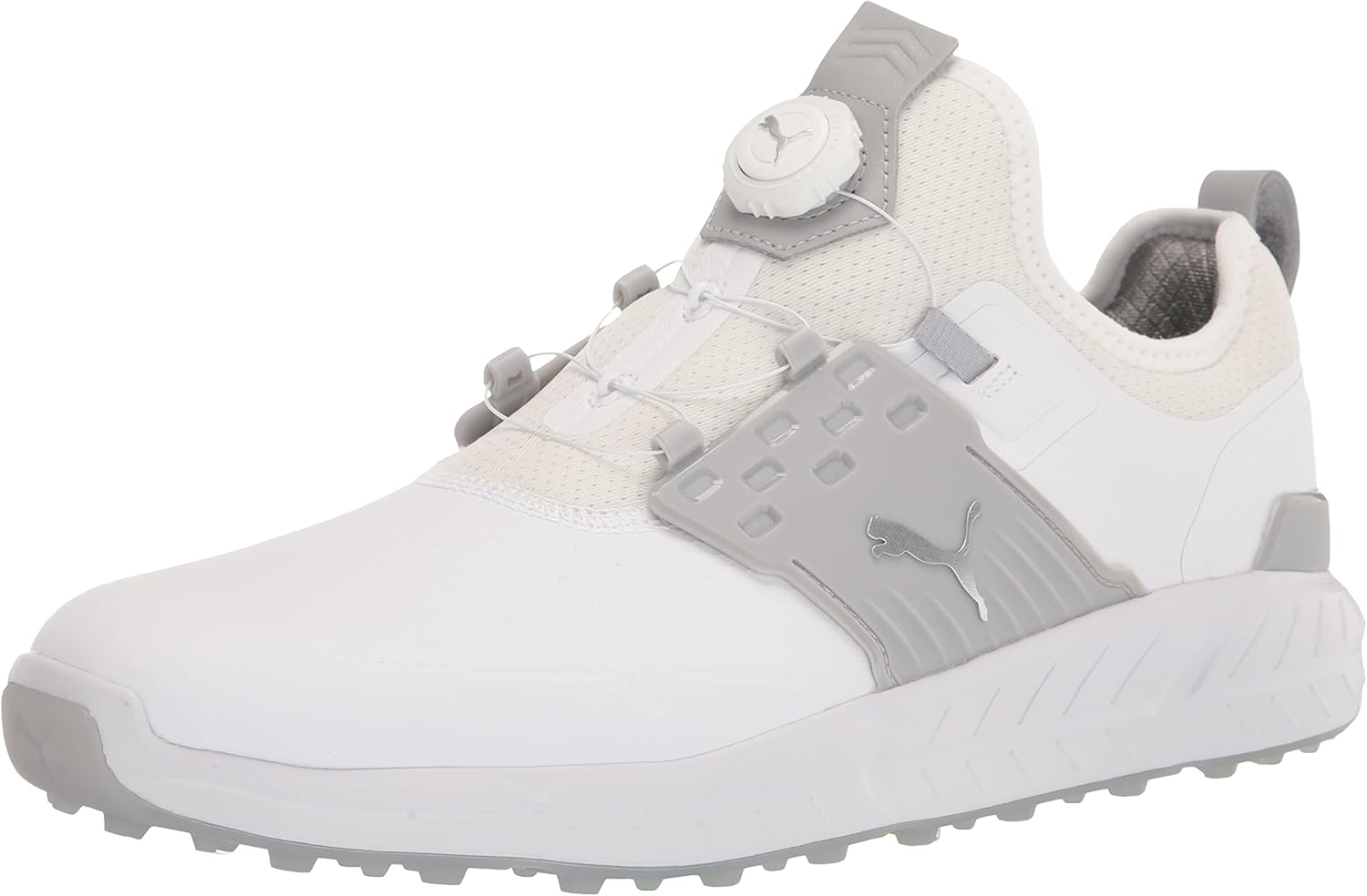 PUMA Men'S Ignite Articulate Disc Golf Shoe, Puma Black/Puma Silver/Puma Black, 9