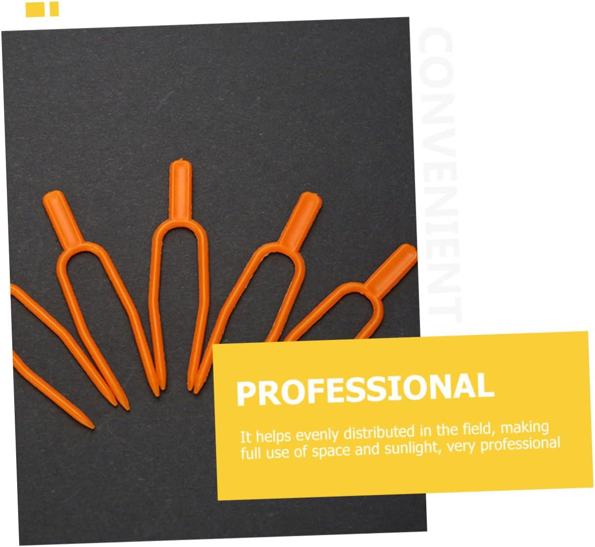 CIMAXIC 2Sets Plastic Plant Clips Fastening Vines Clamps Gardening Fixing Clips Supplies Plant Ties 200Pcs*2 image number 3