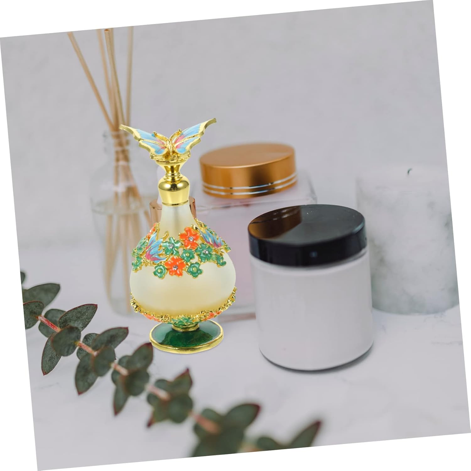 HONMEET Elegant 25Ml Glass Perfume Travel Refillable Bottle for Essential Oils Perfumes Cleansing Oils image number 5