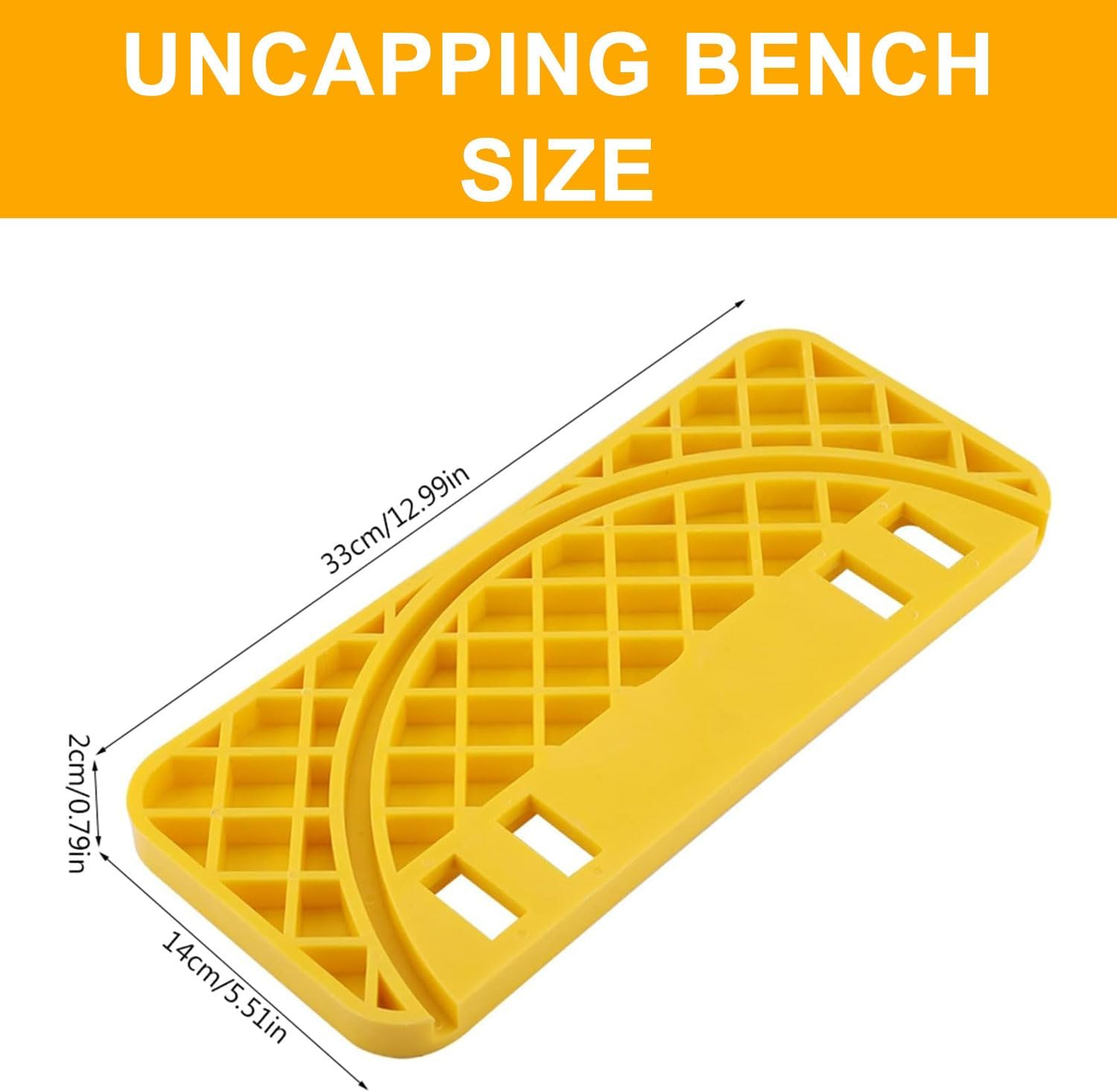 OZBEE Efficient Uncapping Bench with Honey Comb Frame Support for Beekeeping Plastic Honey Comb Capper Honey Tank Cut Lifter Support Plate &ndash; without Bucket image number 1