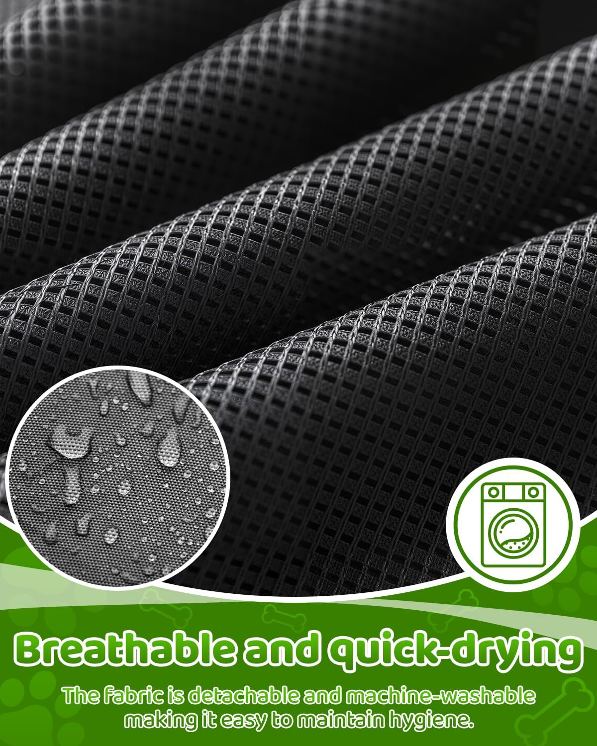 STORM HERO Elevated Dog Bed - Raised Dog Beds for Medium Large Dogs, Durable XL Dogs Cat Pet Hammock Bed with Skid-Resistant Feet, Breathable & Washable Mesh Puppy Bed for Indoor and Outdoor image number 5