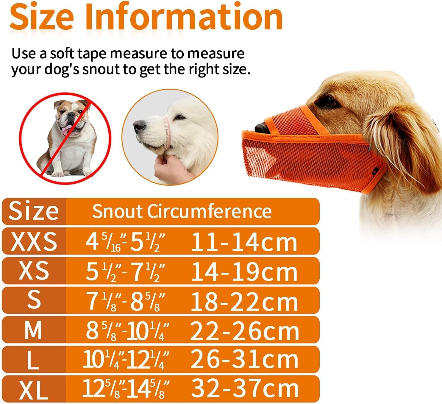 Dog Muzzle Soft Nylon Muzzle, Adjustable Breathable Mesh Dog Muzzle for Anti-Biting Anti-Barking Licking image number 3