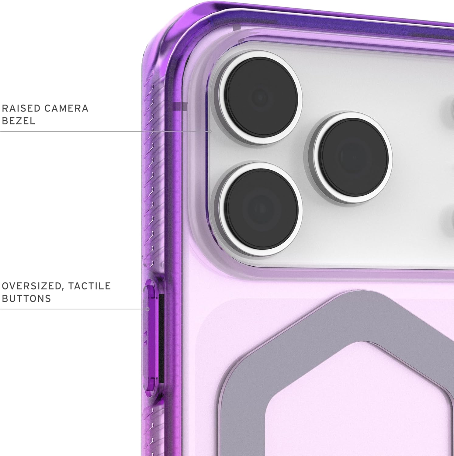 Urban Armor Gear UAG Plyo Magsafe Case Iphone 17 Pro - Purple/Pink Ombre, Phone Case Cover Magsafe Compatible, Apple Iphone Protector image number 1