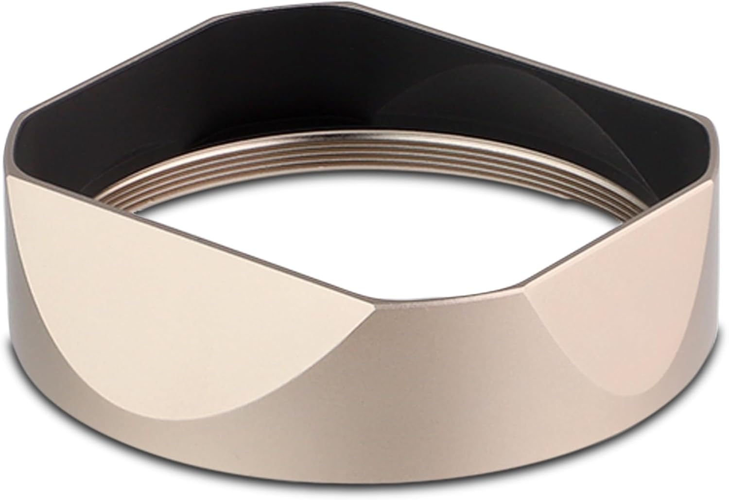 Haoge Metal Square Lens Hoods for Leica Q3 Q3-43 Digital Camera Accessories LH-LQ343AC Antique-Copper image number 1