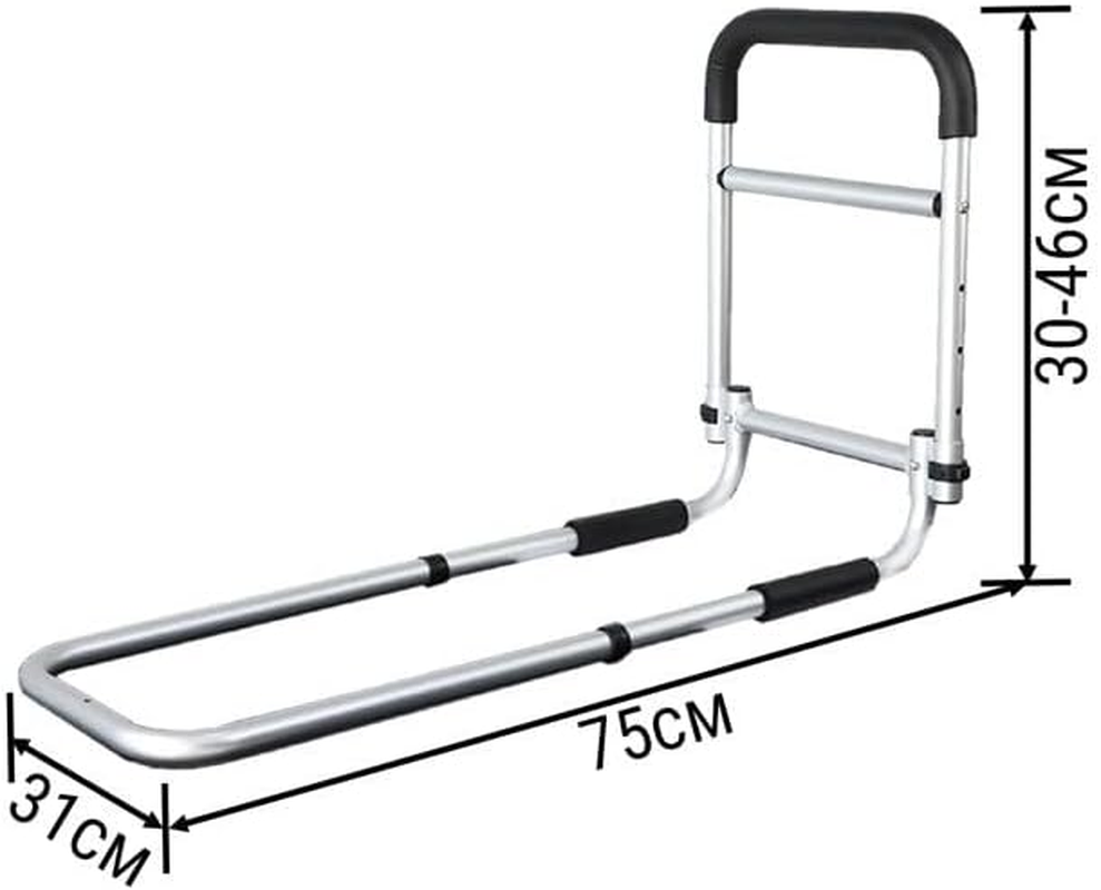 Bedside Safety Bed Rail Rack Elderly Mobility Aid Fall Prevention Support Bar image number 4