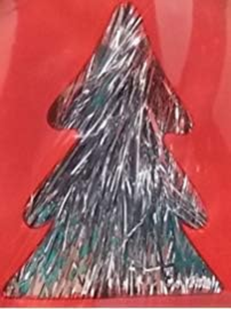 Silver Tinsel for Christmas Tree - 46Cm - 1000 Strands - Icicles