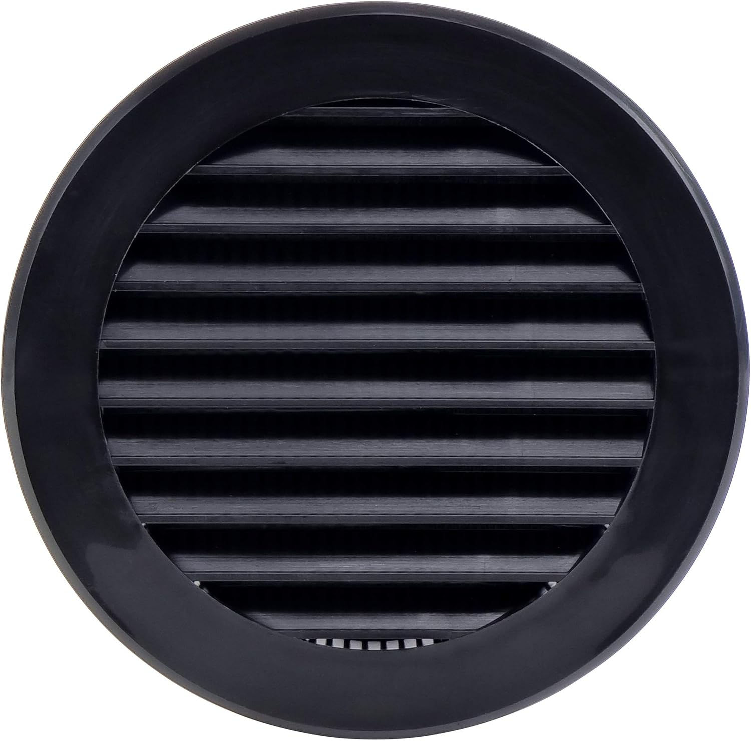 Steinberg14 Brown 150Mm Air Vent Cover with Insect Mesh - 6 Inch round Air Vent Covers for Walls and Ceilings - Air Vents for Interior Walls - Plastic Ventilation Grille