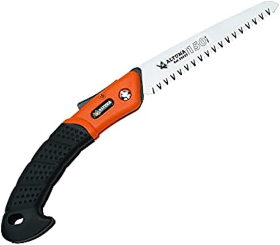 Altuna Folding Pruning Saw Blade, Serrated Japanese 7"/180Mm image number 1