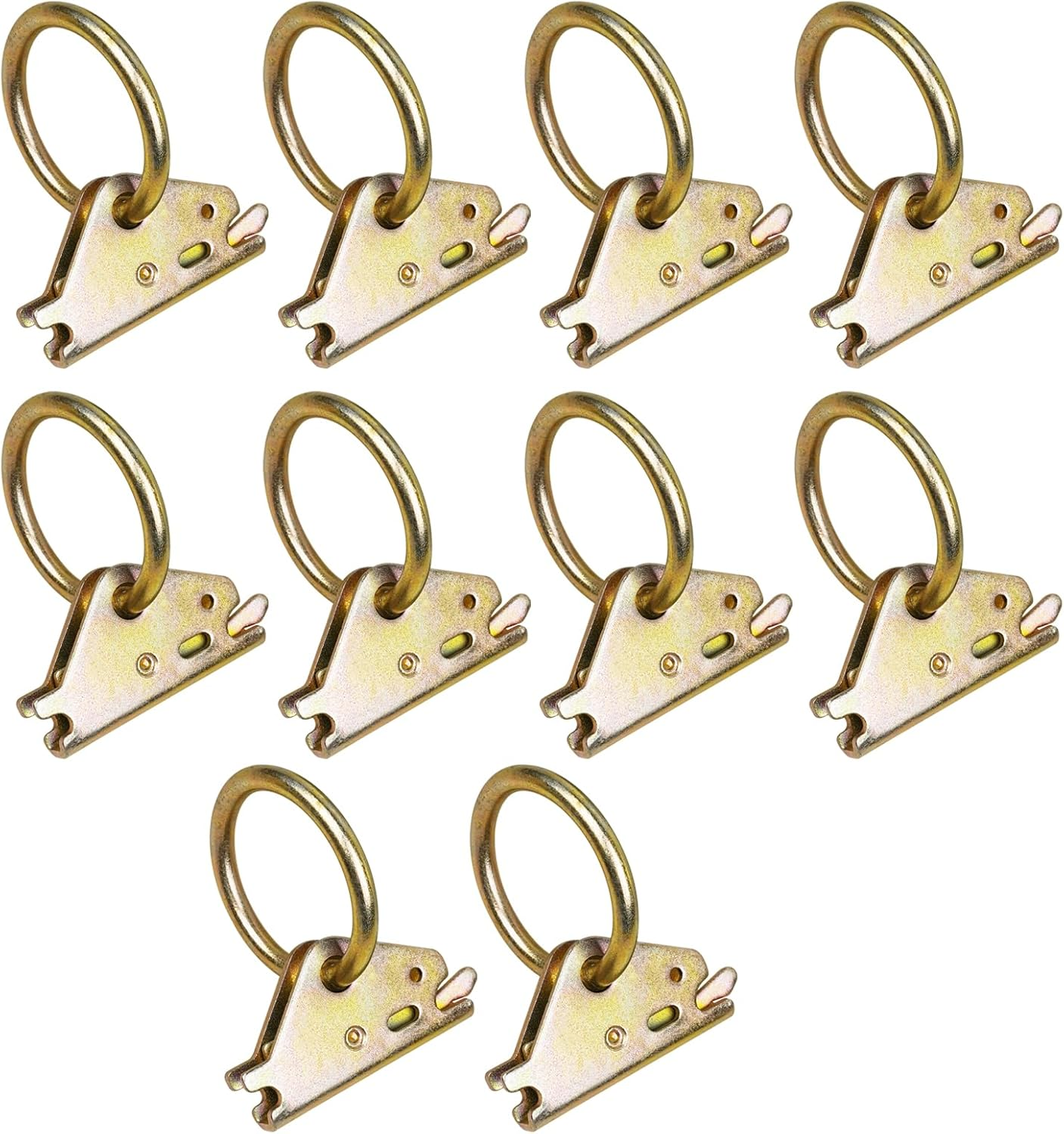 LULU CARGO CONTROL E Track 0 Ring, E Track O Ring Tie down Anchors E Track Accessories for Pickup Trucks/Flatbed Trailers/Vans, 10 Pack. image number 3