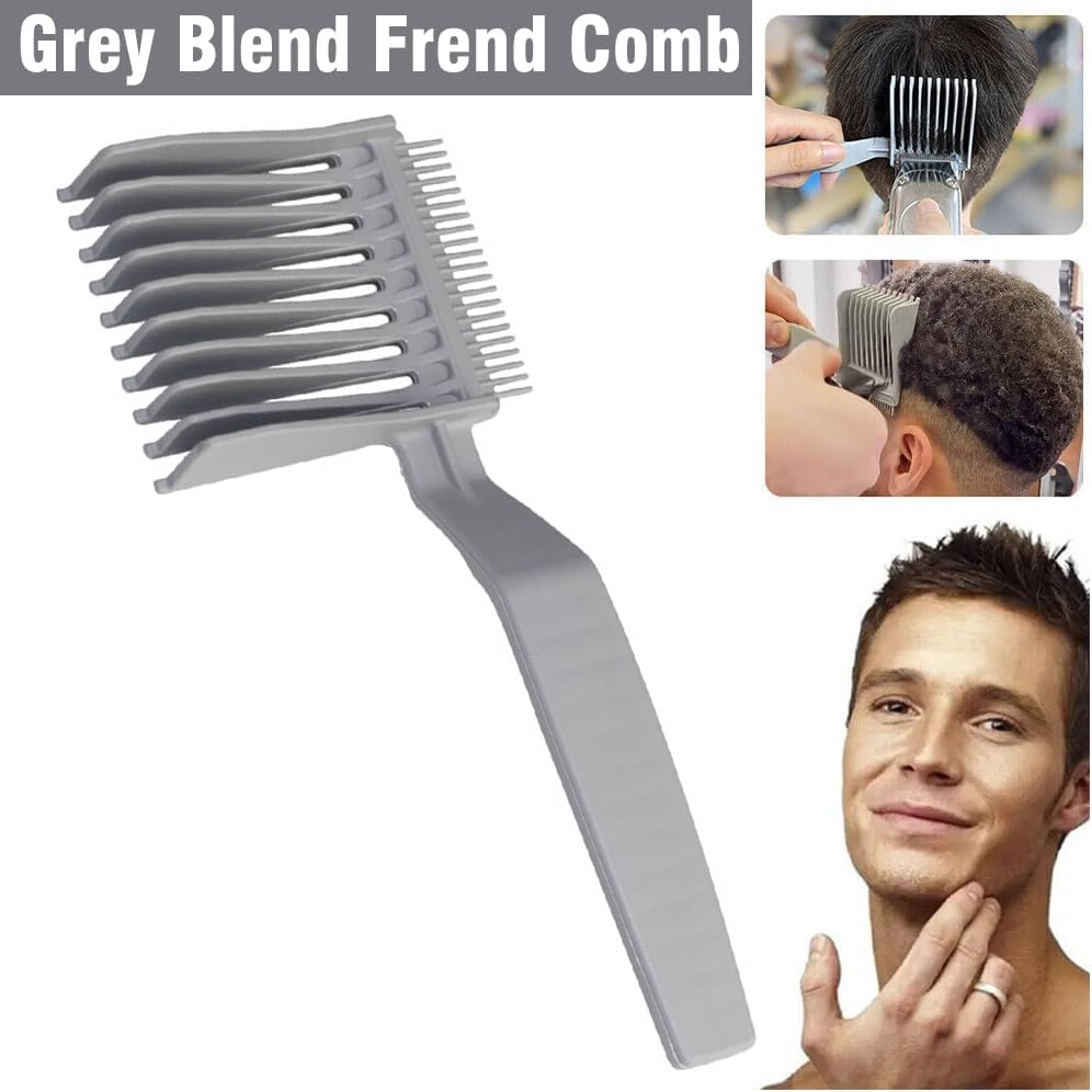 1PC Comb Barber Comb Fading Tapering Blend Flat Top Gradient Caliper Comb image number 4