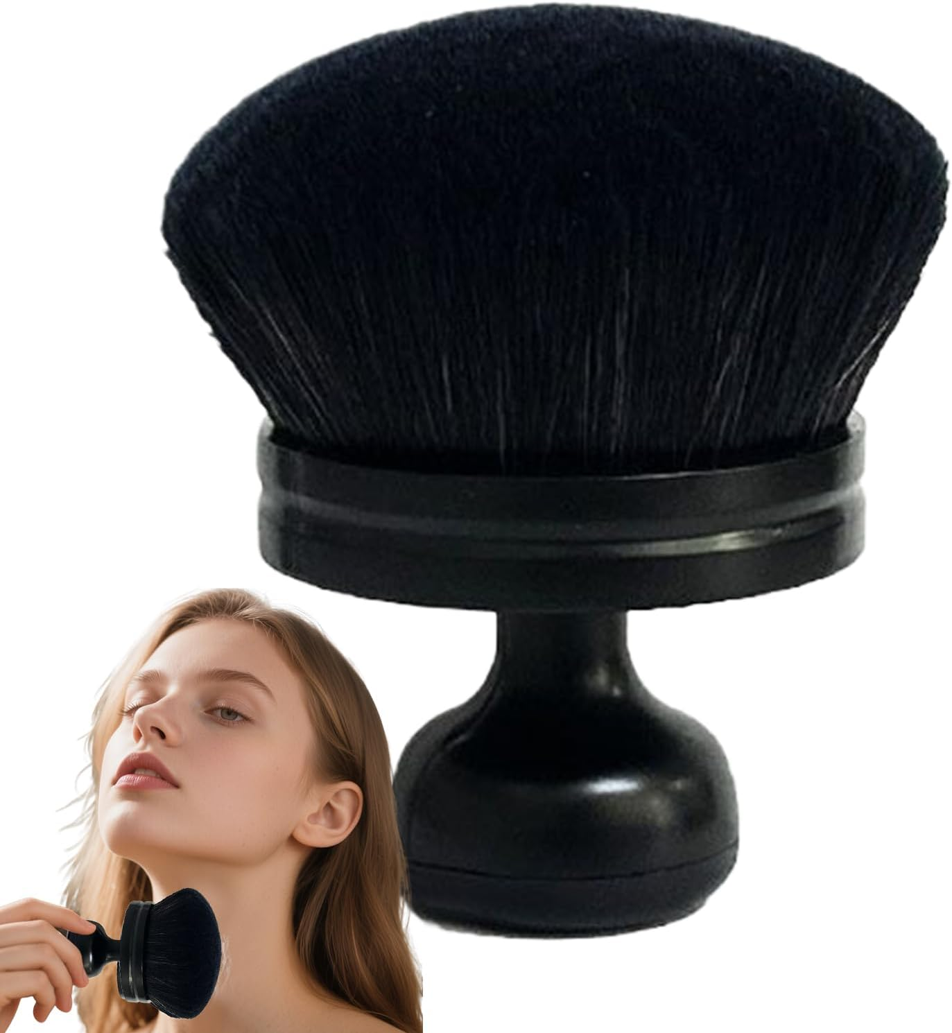 Bronzer Brush - Tan Brush,Large Soft Bristles Blending Tool for Professional Makeup Routine and Sunscreen Application
