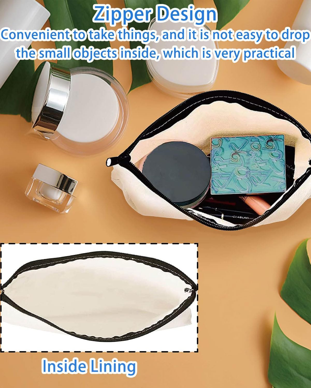 TPZORJX Nurse Accessories, Nurse Survival Kit Bag, Cosmetic Multi-Purpose Makeup Bag, Canvas Pen Case, Toiletries, Funny Travel Bag with Zip, School Supplies Gifts image number 4