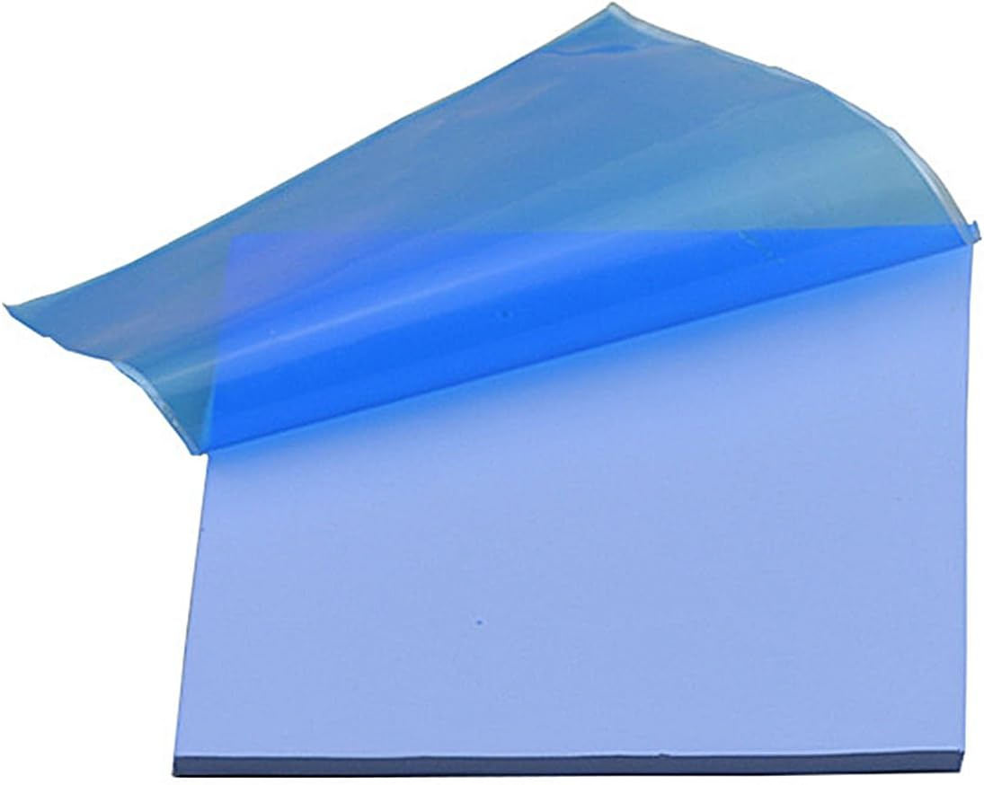 Luojinluoda 4 Pack Thermal Pad Set 100X100X0.5Mm/1Mm/1.5Mm/2Mm Thickness Options, High Temp Resistant Silicone Grease 6.0W/Mk for PC Laptop Heatsink CPU GPU SSD IC LED Cooler image number 1