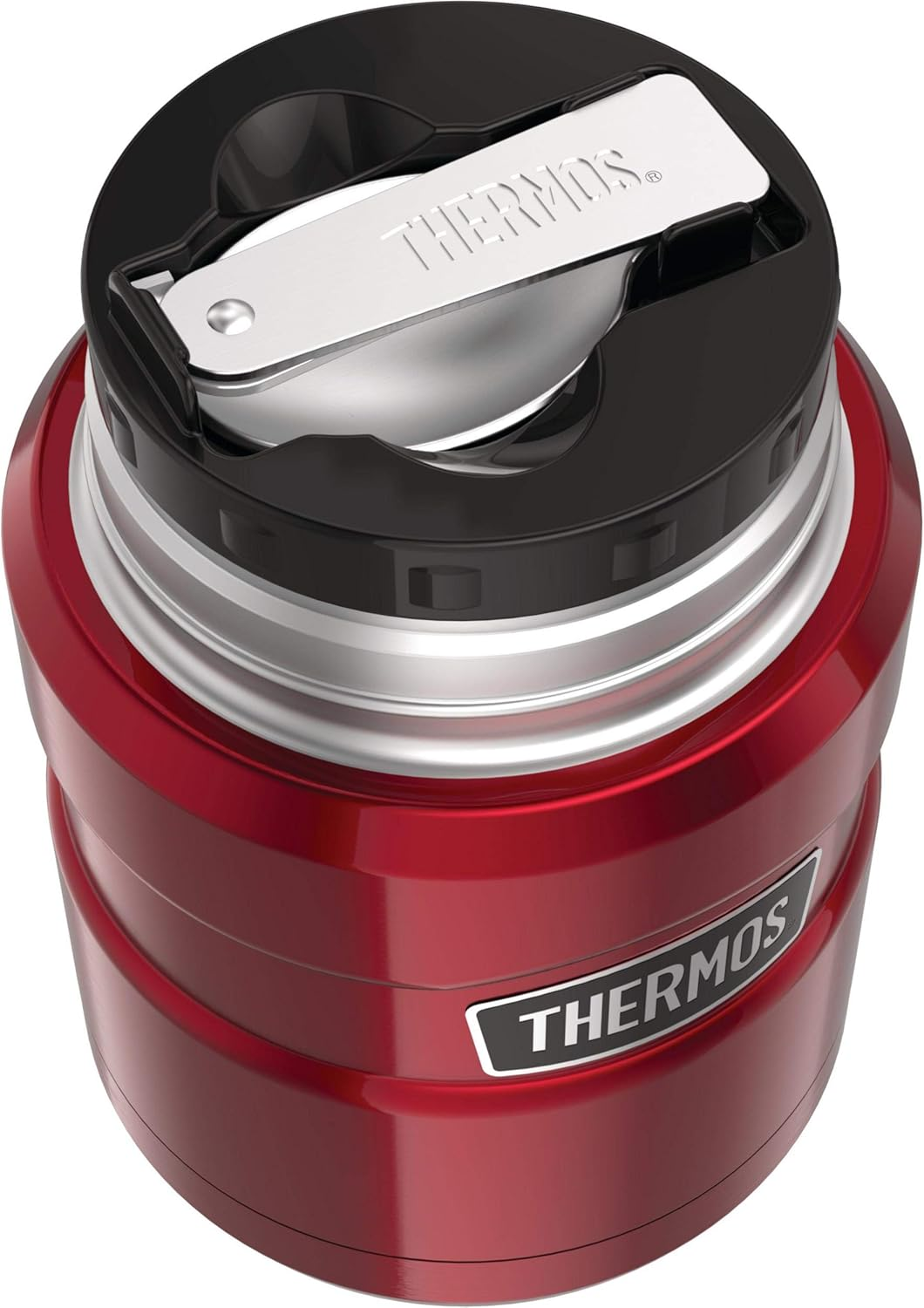 Thermos Stainless King Vacuum Insulated Food Jar, 470Ml, Red, SK3000RAUS image number 2