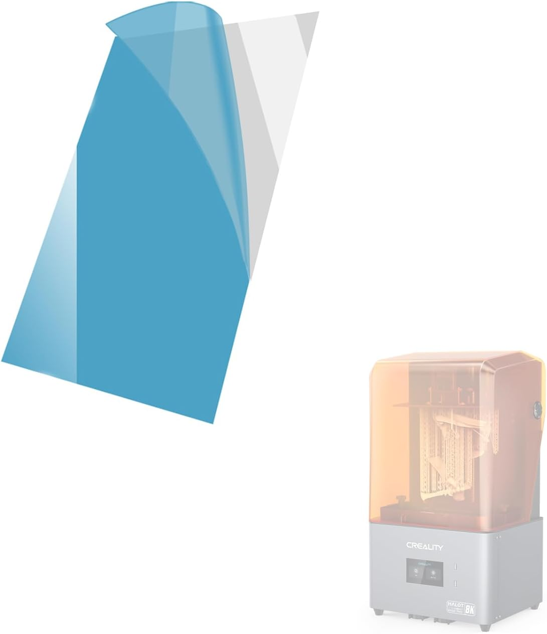 Creality Acf-Basic Release Film 3Pcs (210 X 290 X 0.3 Mm) for HALOT-MAGE PRO，HALOT-MAGE S (Mono M5S Pro, Mono M5S, Mono M7 Pro，Saturn 3 Ultra) 3D Printers Accessories, High-Speed Printing image number 5