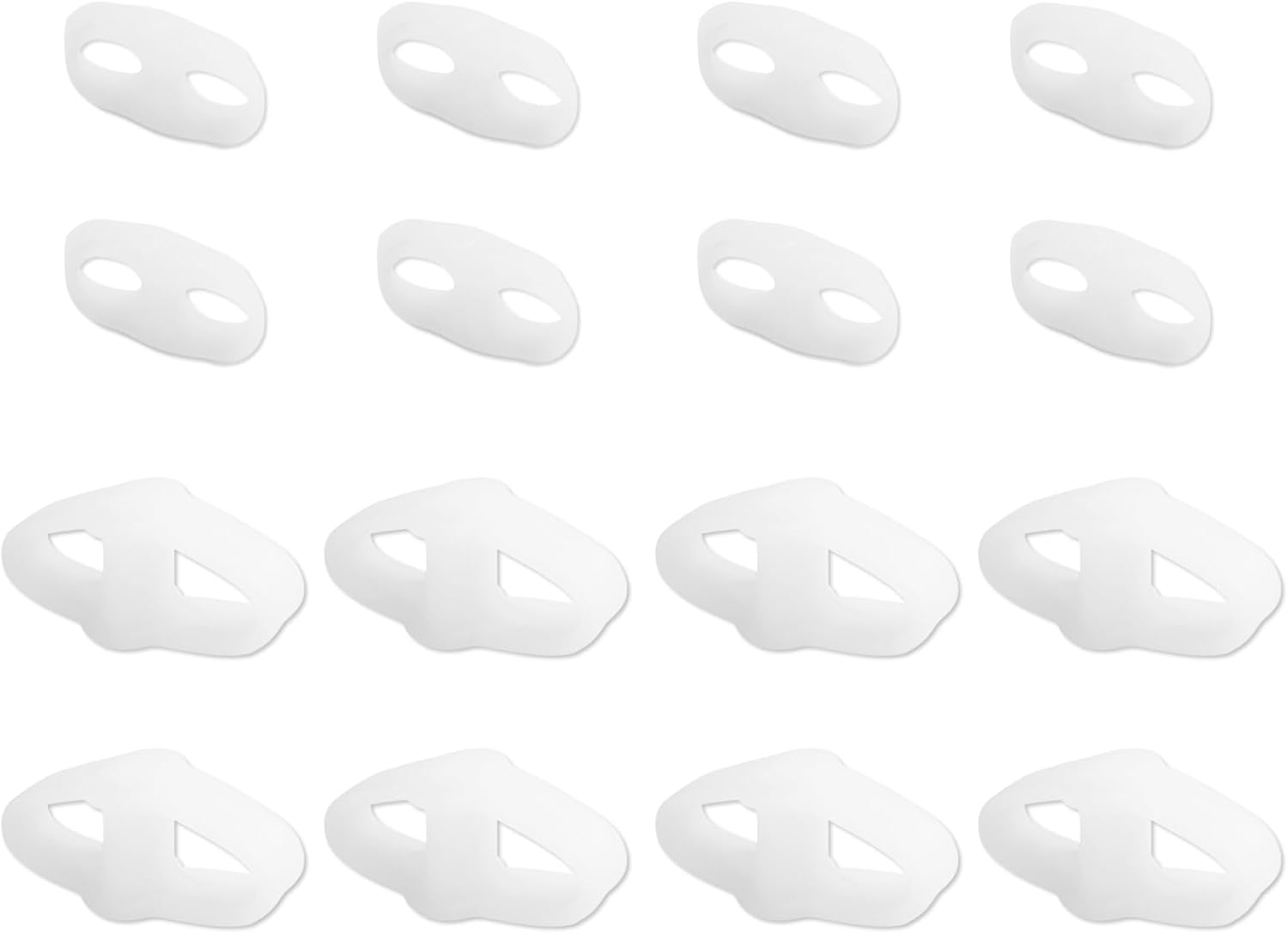 Silicone Gel Toe Separators & Bunion Corrector, 8-Pair Reusable Orthotics for Overlapping Toes, Hammer Toe Relief, Plantar Fasciitis (Men/Women) image number 4