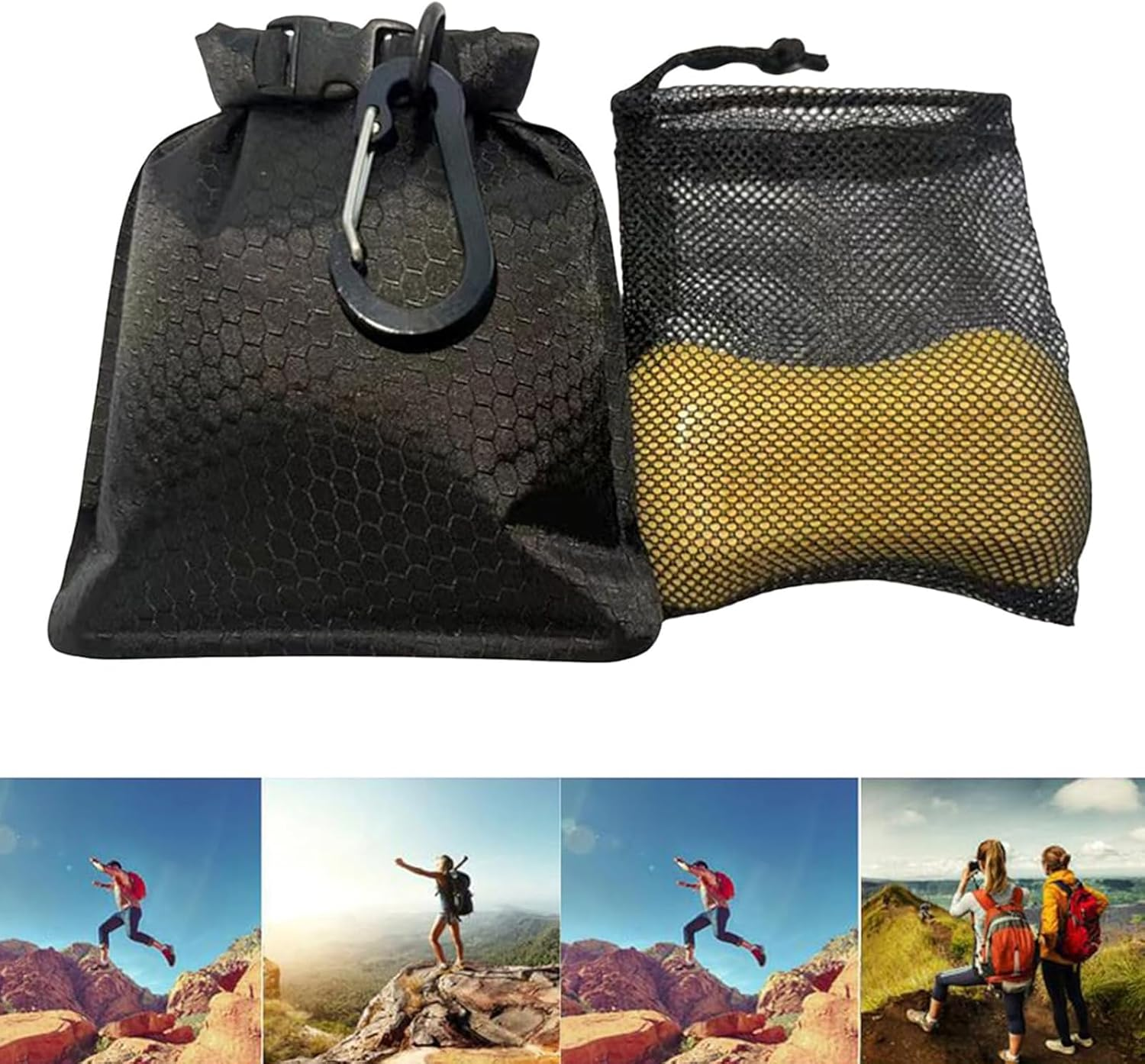 Travel Soap Bag, Quick Dry Bar Soap Pouch Travel Soap Container with Hanging Mesh Bag Waterproof Soap Bar Case, Quick Dry Soap Pouch Hanging Bathroom Mesh Caddy & Hook Travel Soap Container image number 2