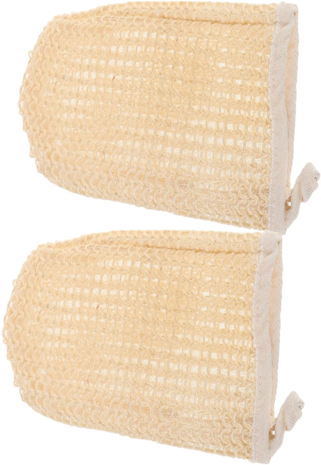 NULYLU 2Pcs Sisal Gloves Women Bathing Gloves Exfoliating Bathing for Cleaning Reusable image number 3