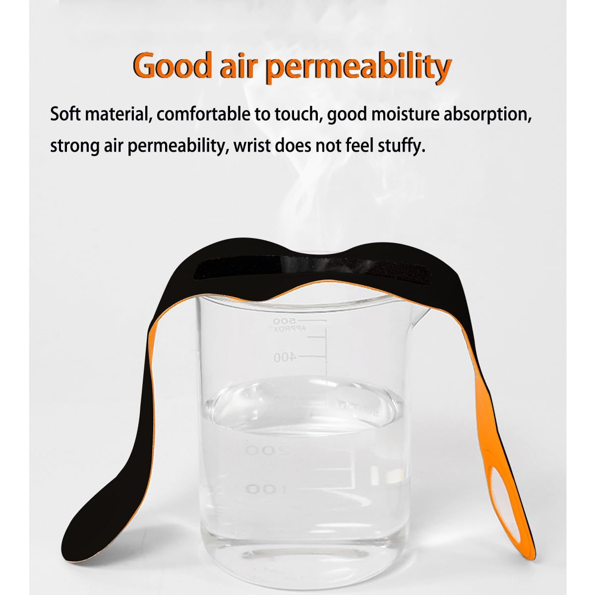 Wrist Supporter Attached Tendon Shaft Joint Protection Thumb Supporter Pressure Control Base of Thumb Supporter Protection Prevention of Injury Wrist Supporter Ultra-Thin, Lightweight Sweat-Absorbing Fast Drying Sports Housework Childcare Computer/Smartphone Operation Unisex (1, Black)