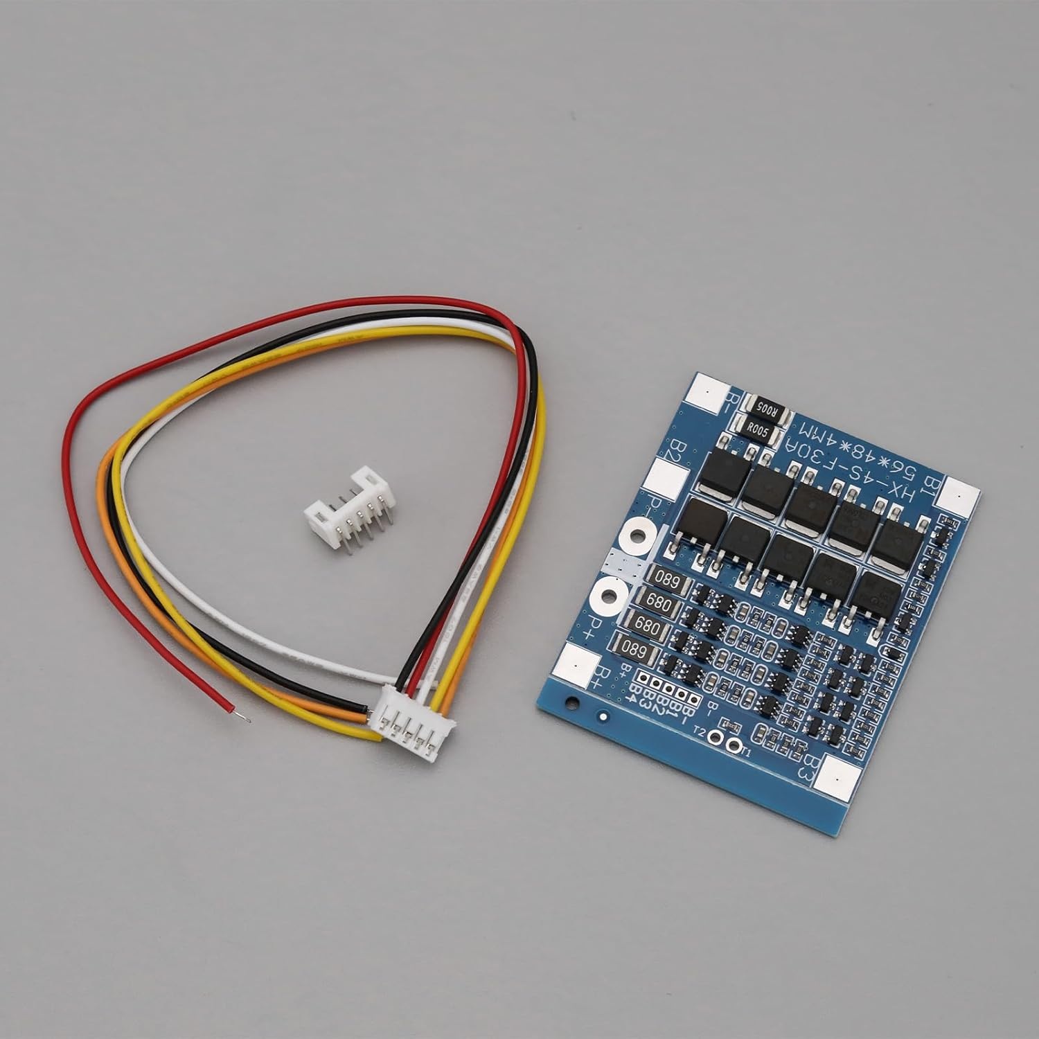 SING F LTD 2Pcs Lifepo4 BMS 4S 30A 12.8V Protection Board Battery Balance Protection Board BMS PCB 18650 Charging Circuit Protection Board Suitable for Electric Motorcycles