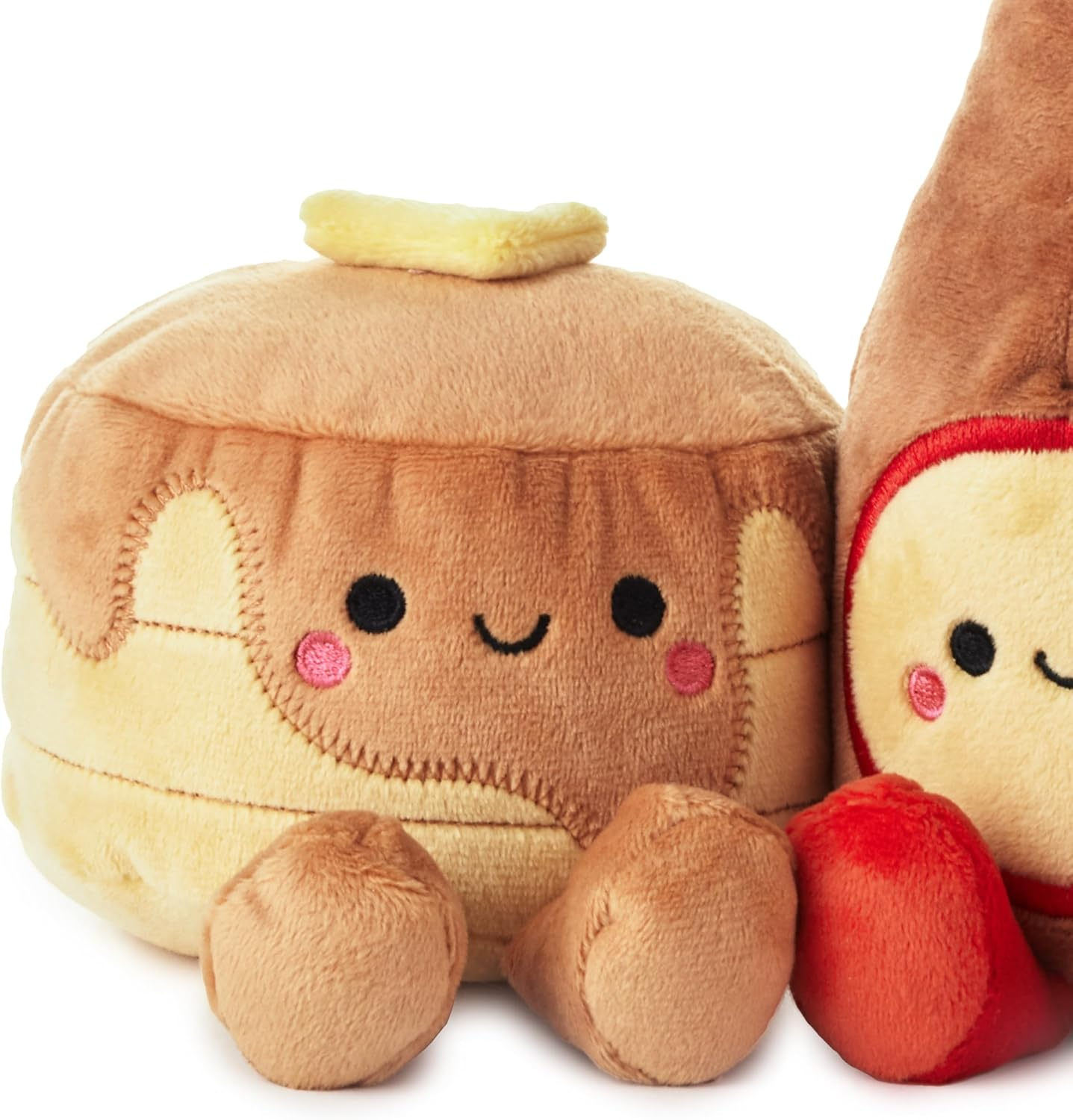 Hallmark Better Together Pancakes and Syrup Magnetic Plush, 5.5-Inch Height image number 4